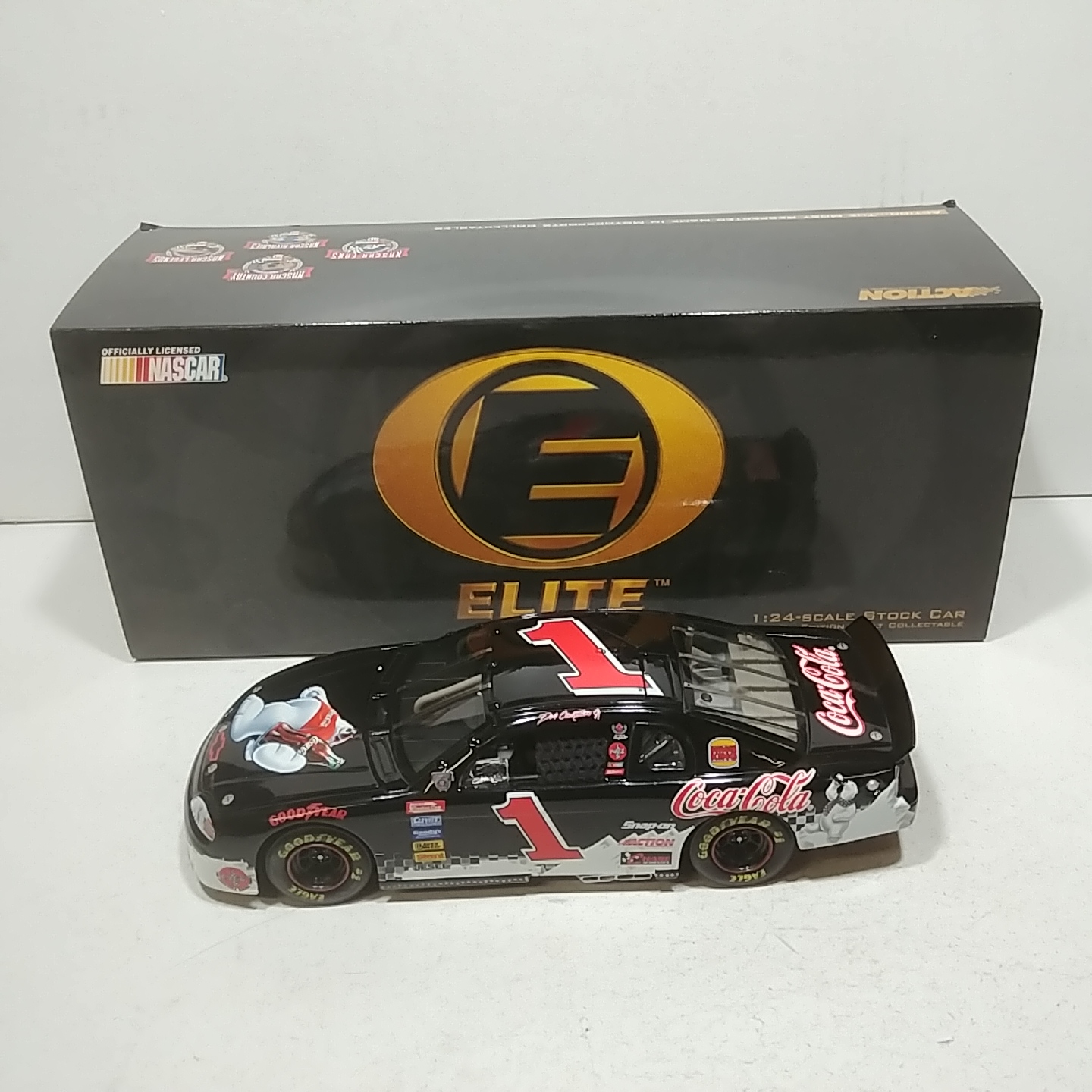 1998 Dale Earnhardt Jr 1/24th Coke Polar Bears Elite Monte Carlo