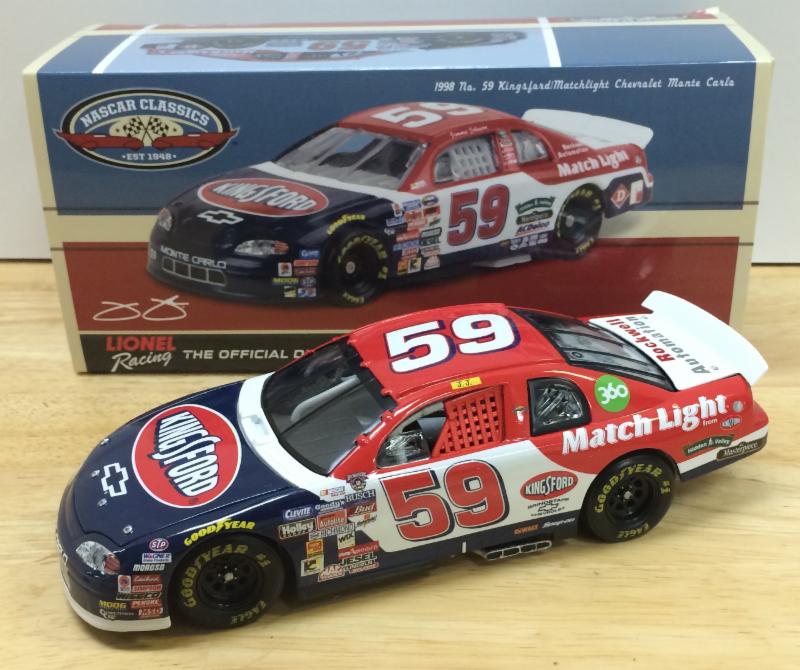 1998 Jimmie Johnson 1/24th Kingsford Matchlight Monte Carlo