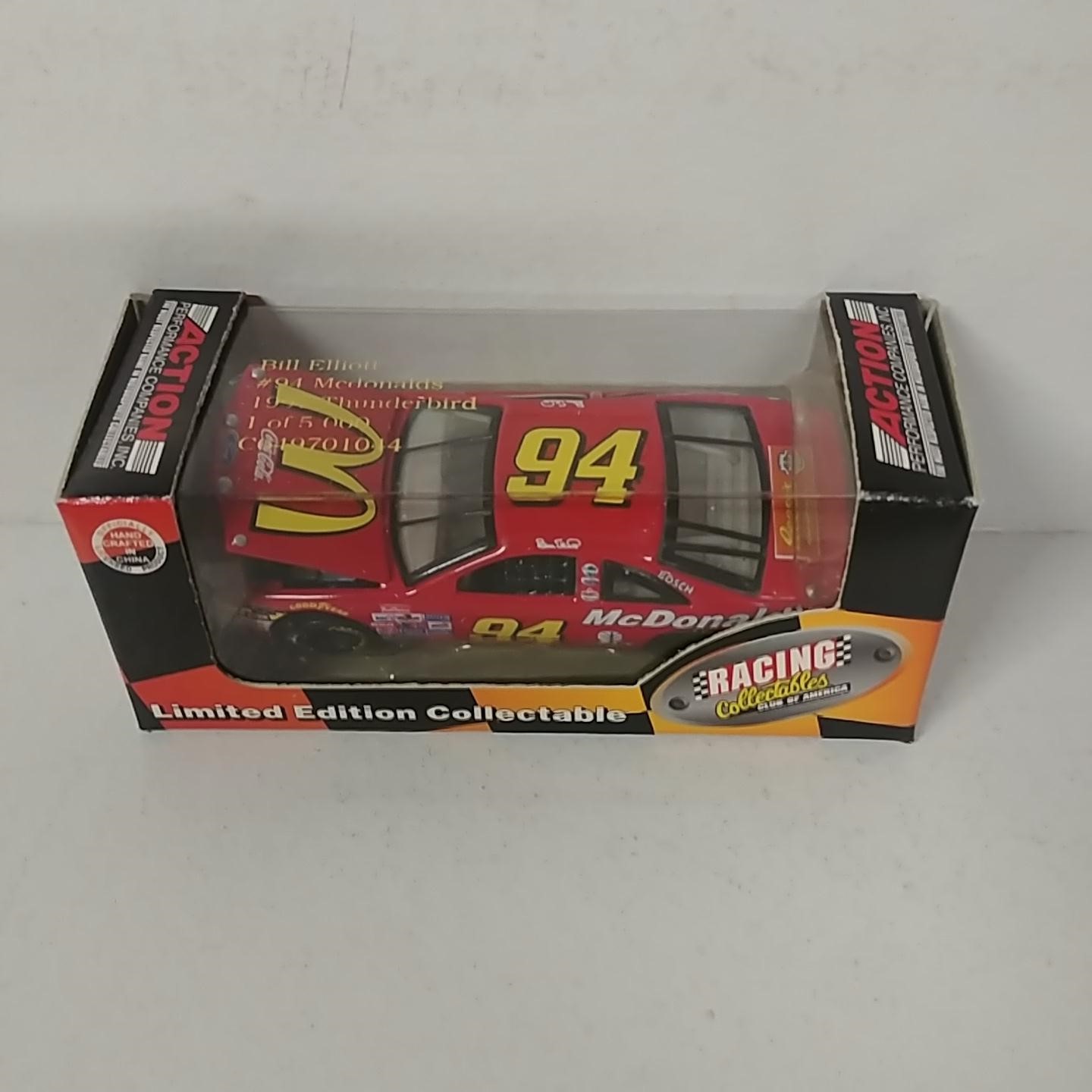 1998 Bill Elliott 1/64th McDonald's hood open car