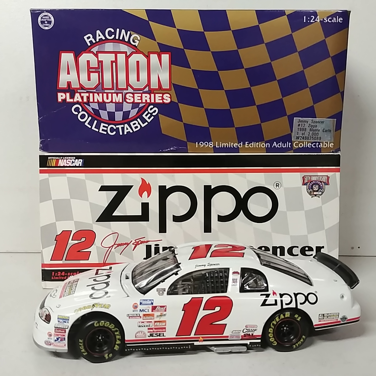 1998 Jimmy Spencer 1/24th Zippo "Busch Series" Monte Carlo