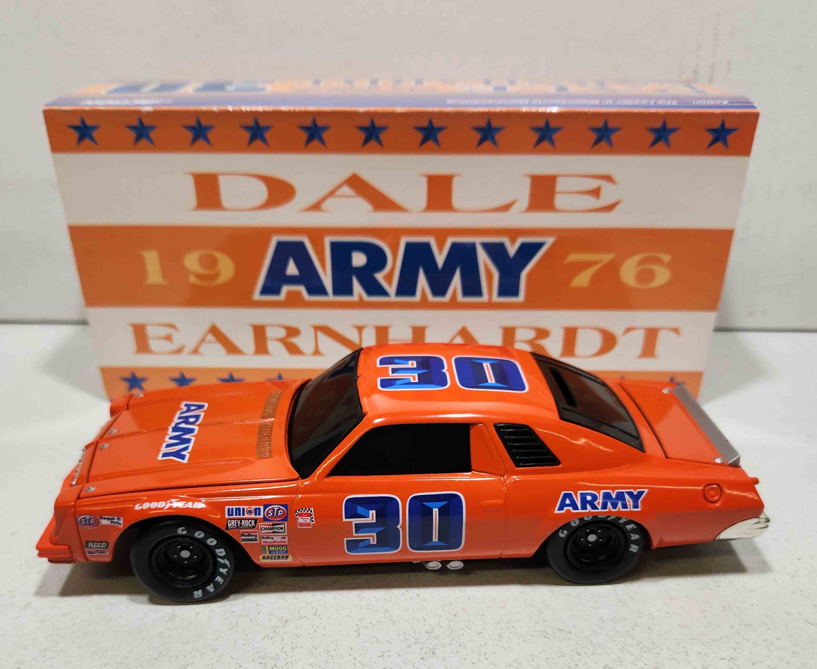 1976 Dale Earnhardt 1/24th ARMY b/w/bank Chevy Malibu