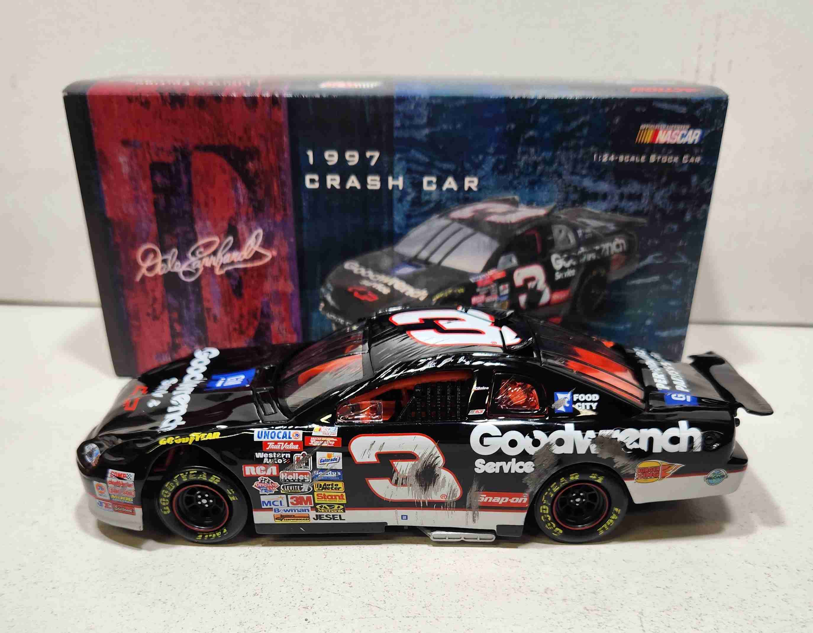 1997 Dale Earnhardt 1/24th GM Goodwrench "Crash Car" Monte Carlo