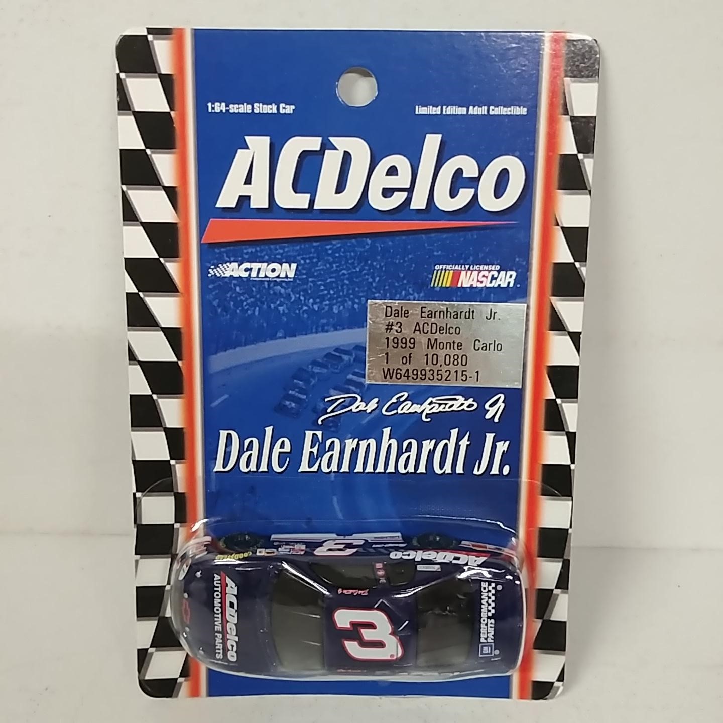 1999 Dale Earnhardt Jr 1/64th AC Delco "Busch Series" black window Monte Carlo