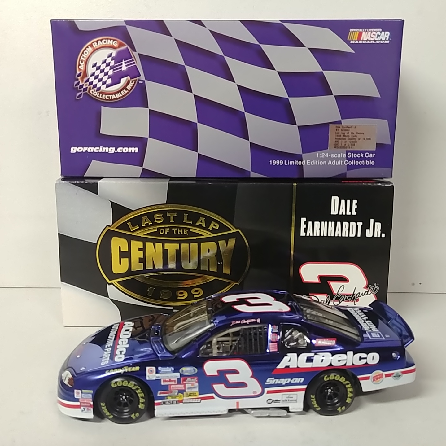 1999 Dale Earnhardt Jr 1/24th AC Delco "Last Lap of the Century" Monte Carlo