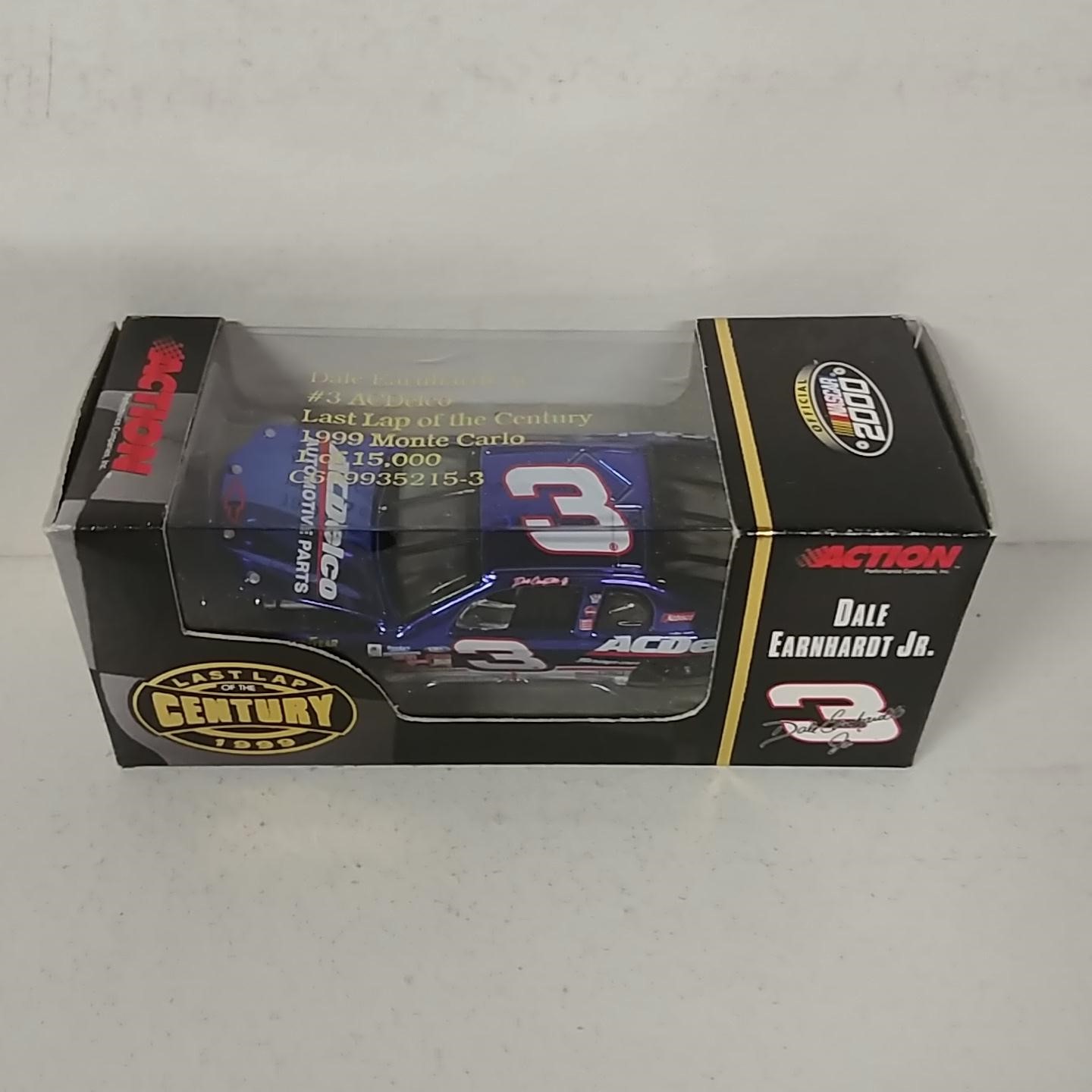 1999 Dale Earnhardt Jr 1/64th AC Delco "Last Lap of the Century""Busch Series" hood open car