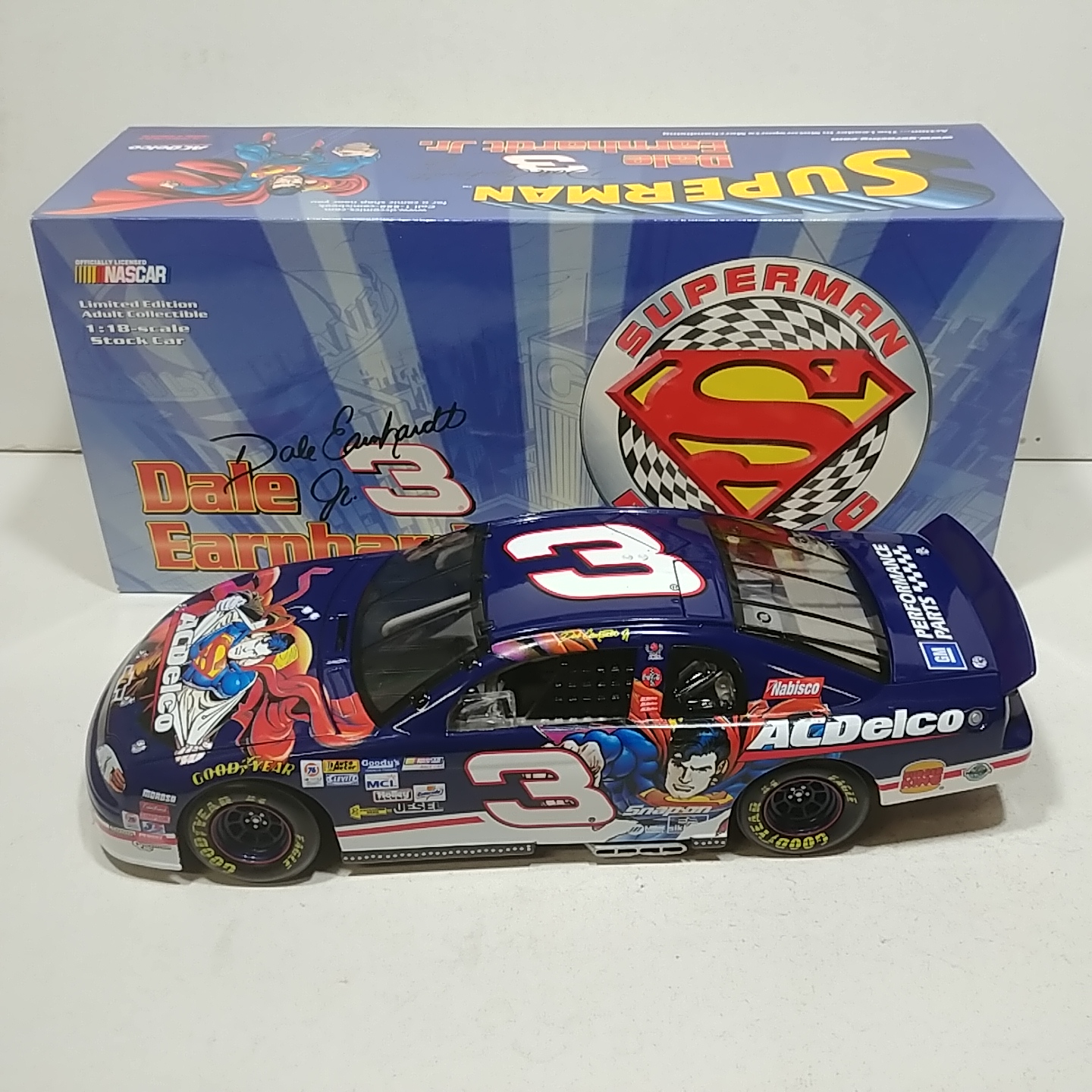 1999 Dale Earnhardt Jr 1/18th AC Delco "Superman":Busch Series" ARC Monte Carlo