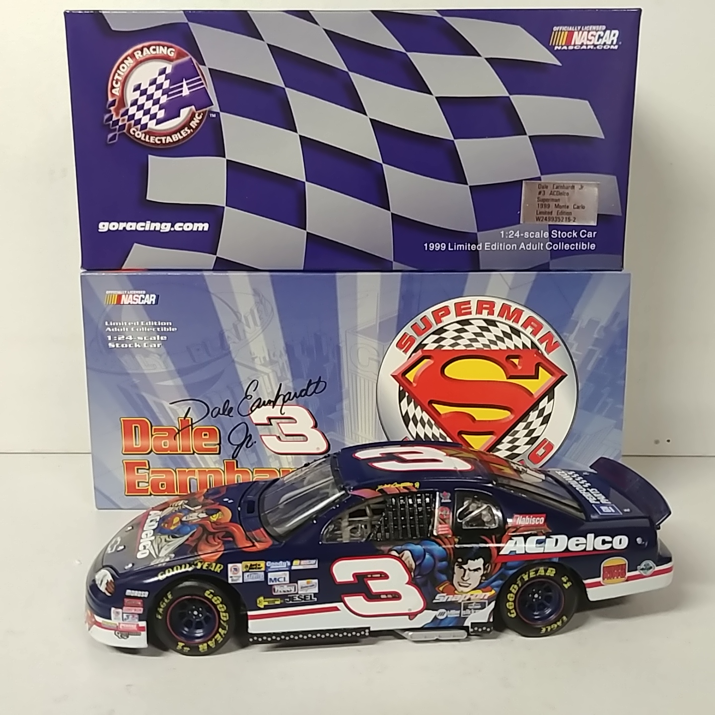 1999 Dale Earnhardt Jr 1/24th AC Delco "Superman""Busch Series" Monte Carlo