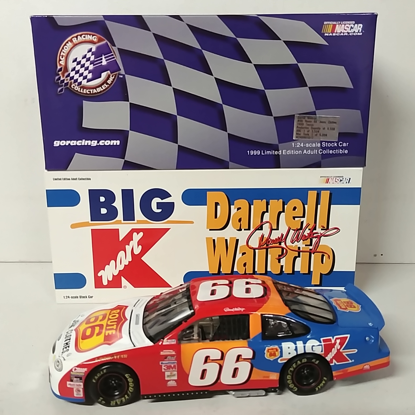 1999 Darrell Waltrip 1/24th Big Kmart c/w car