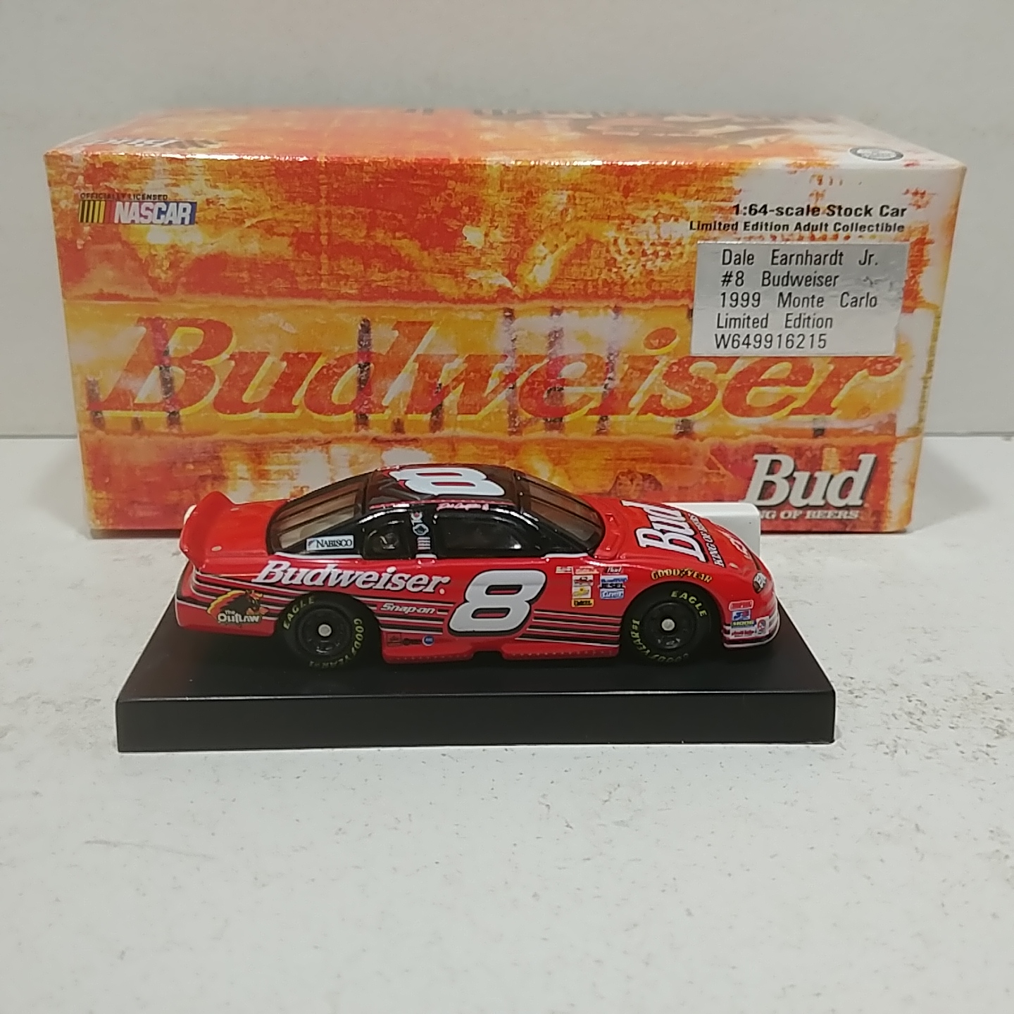 1999 Dale Earnhardt Jr 1/64th Budweiser ARC Monte Carlo