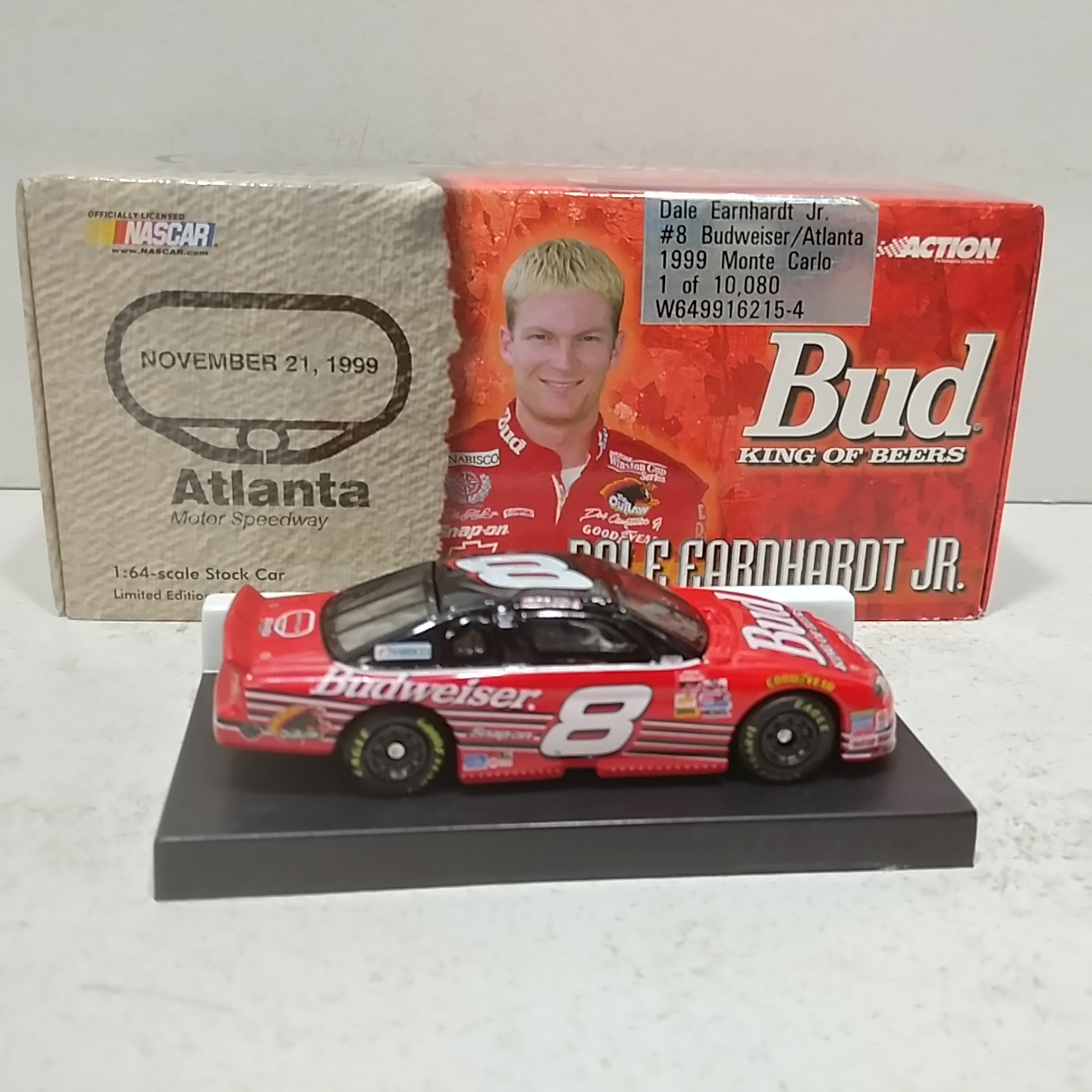 1999 Dale Earnhardt Jr 1/64th Budweiser "Atlanta" ARC Monte Carlo
