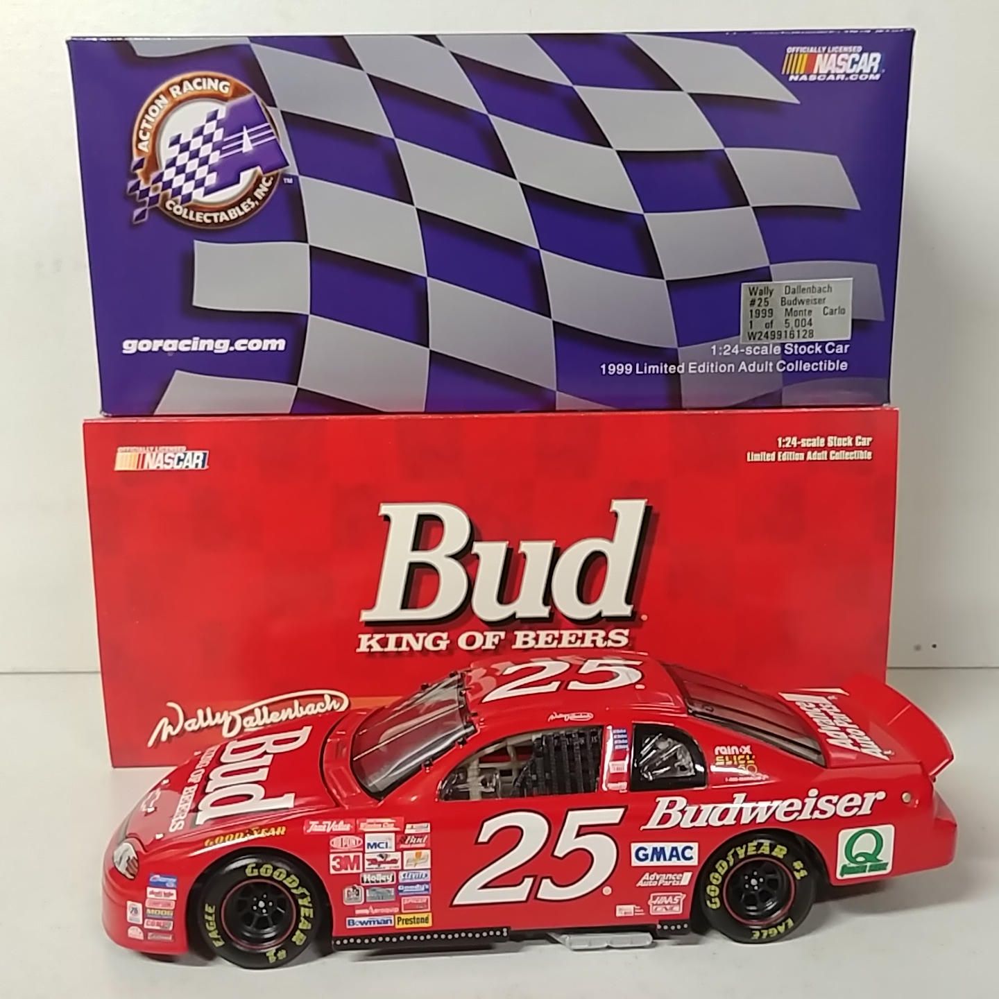1999 Wally Dallenbach 1/24th Budweiser c/w car