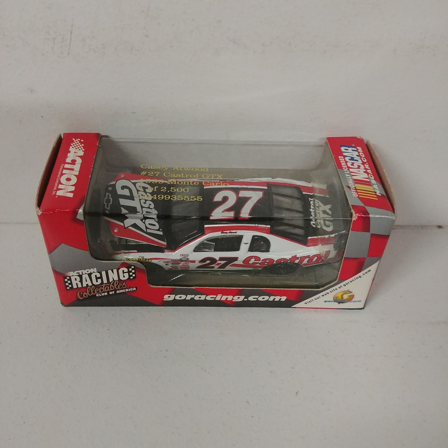 1999 Casey Atwood 1/64th Castrol GTX RCCA hood open Monte Carlo