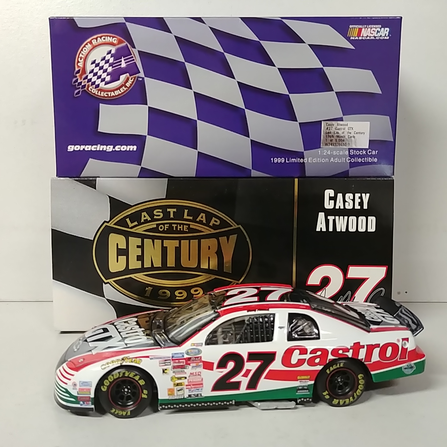 1999 Casey Atwood 1/24th Castrol GTX "Last Lap of the Century" "Busch Series" Monte Carlo