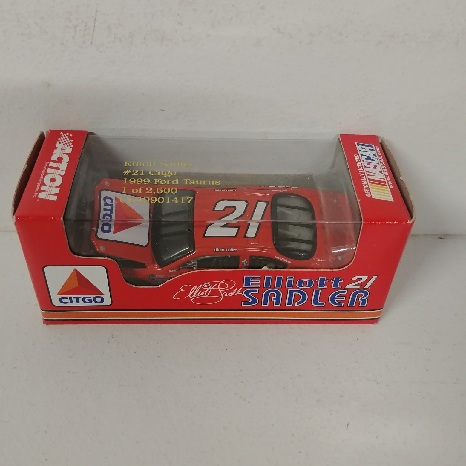 1999 Elliott Sadler 1/64th Citgo RCCA hood open car