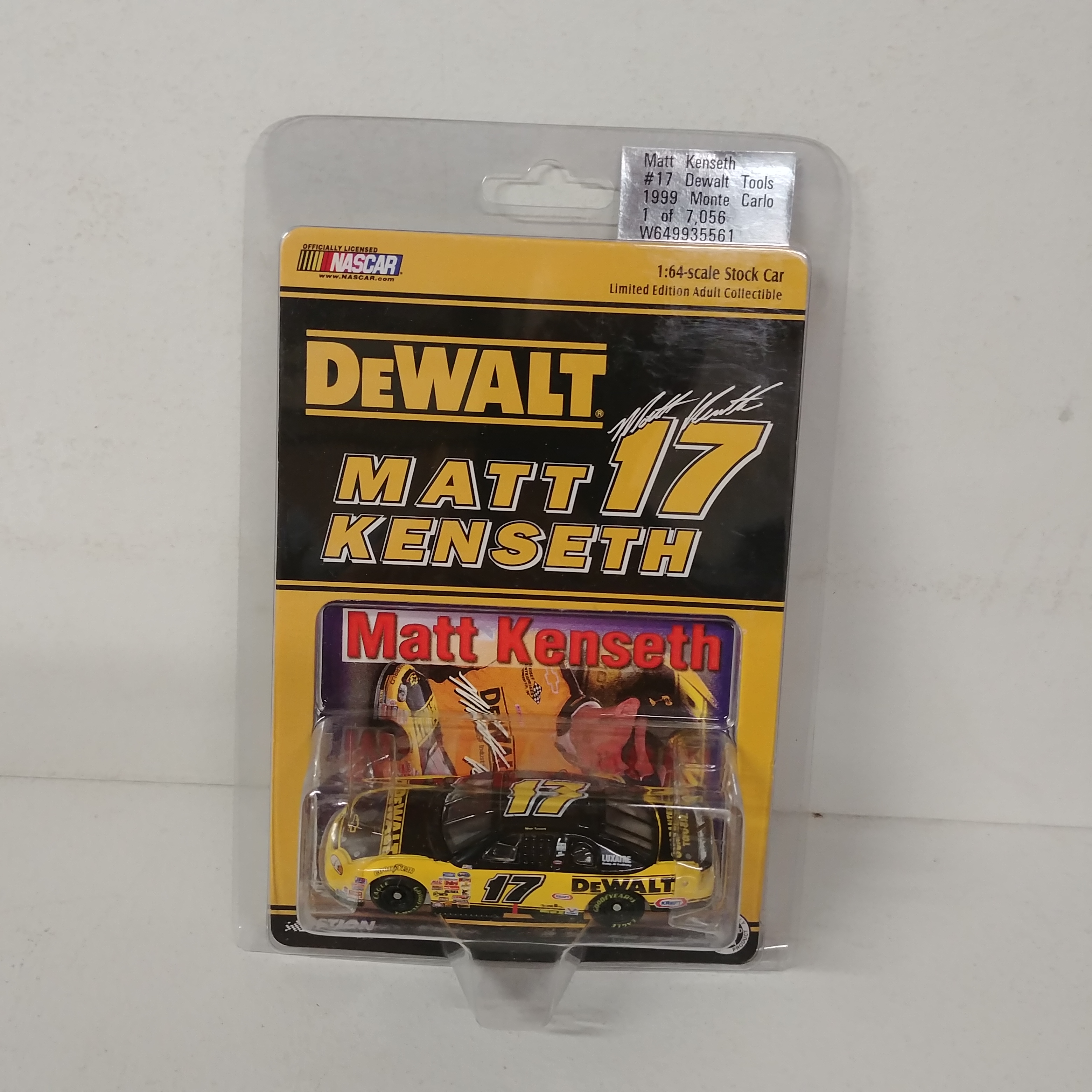 1999 Matt Kenseth 1/64th DeWalt Tools "Busch Series" Monte Carlo