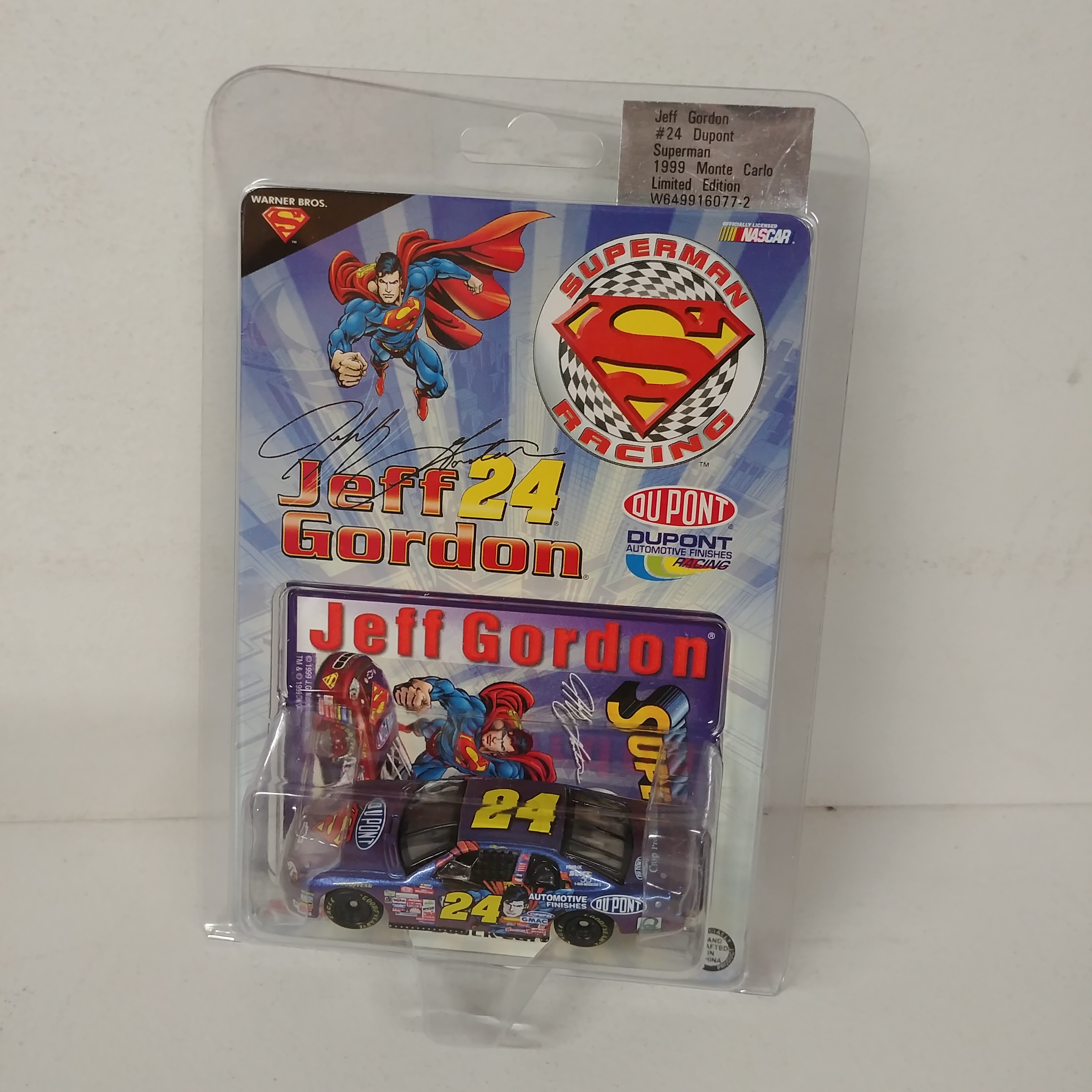 1999 Jeff Gordon 1/64th Dupont  "Superman" Monte Carlo