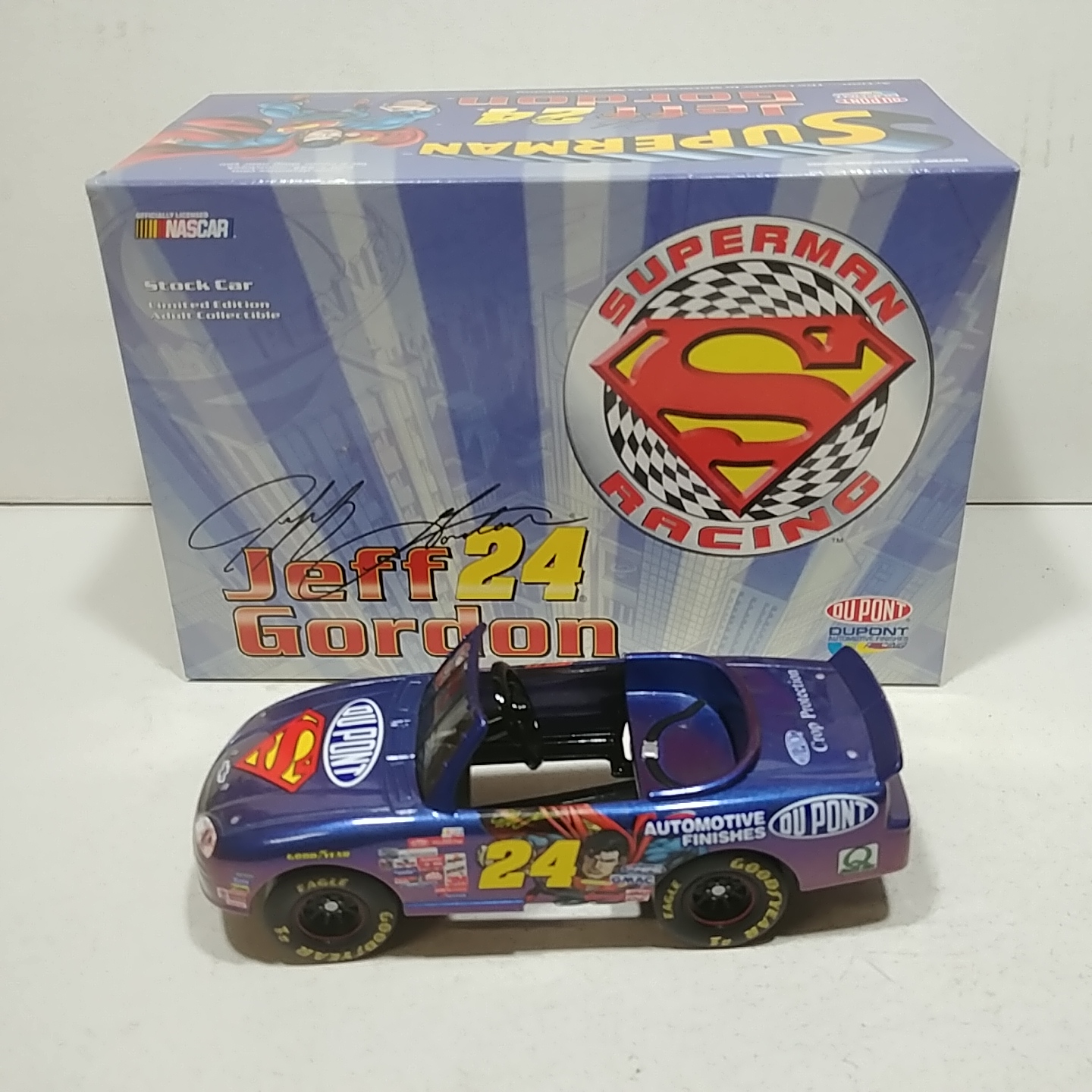 1999 Jeff Gordon 1/43rd Dupont "Superman" ARC Pedal Car Bank