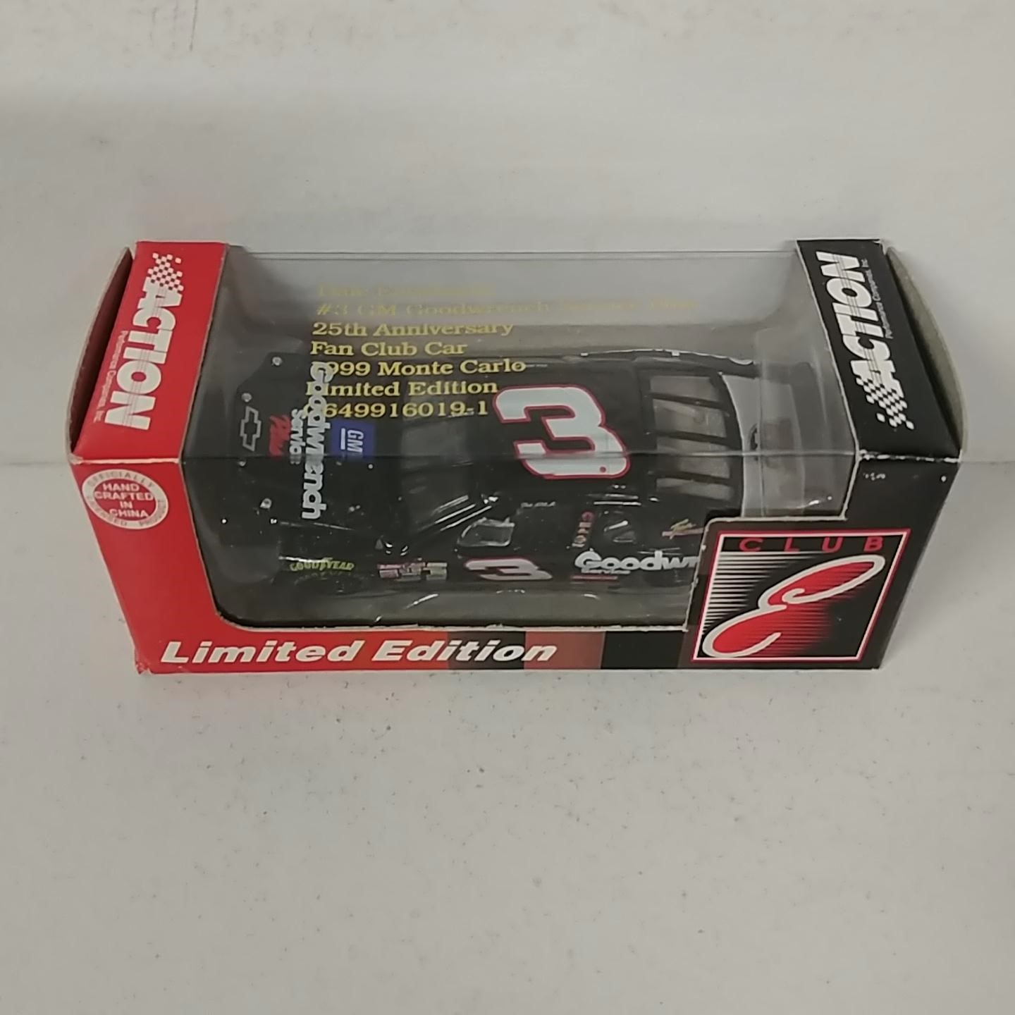 1999 Dale Earnhardt 164th GM Goodwrench Plus "25th Anniversary" ClubE hood open Monte Carlo