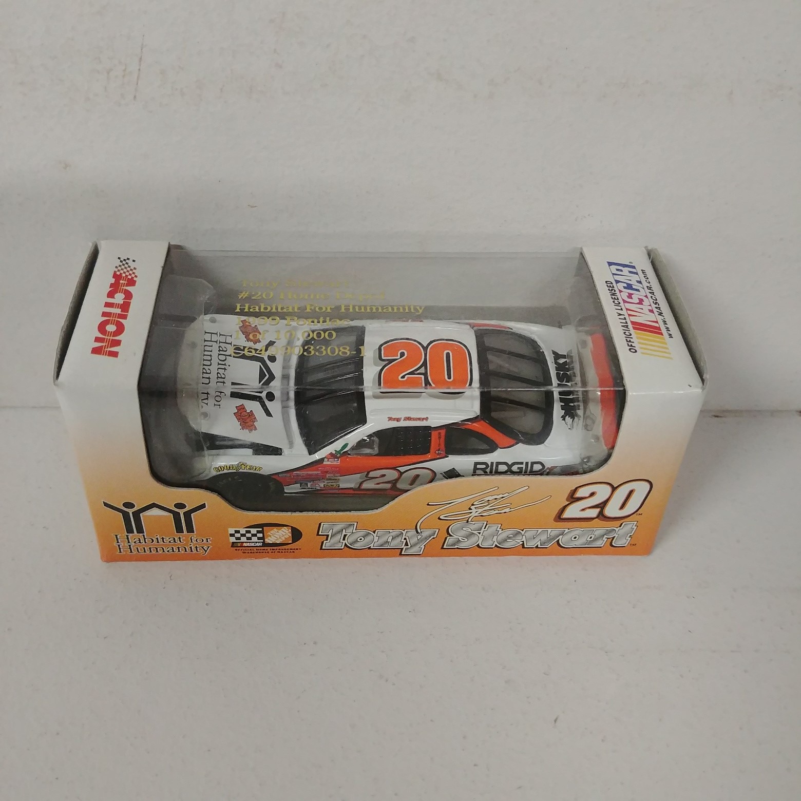 1999 Tony Stewart 1/64th Home Depot "Habitat for Humanity" RCCA hood open