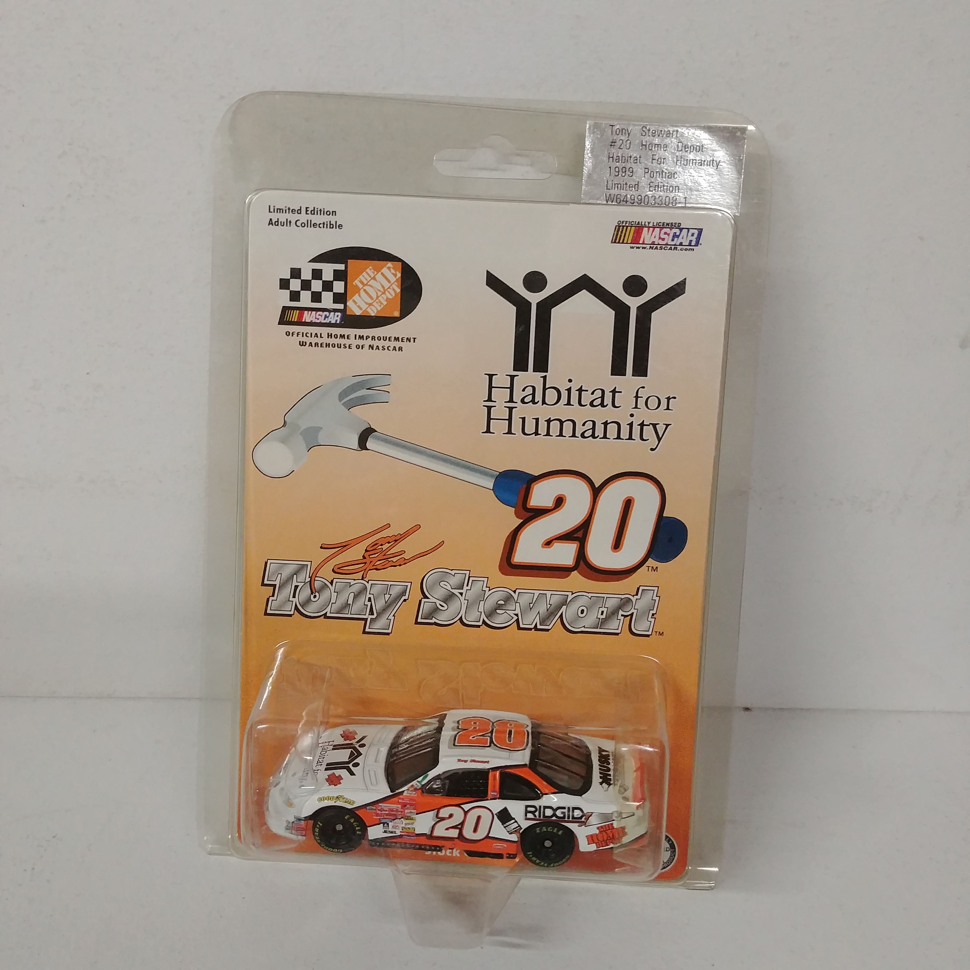 1999 Tony Stewart 1/64th Home Depot "Habitat for Humanity" ARC Pontiac