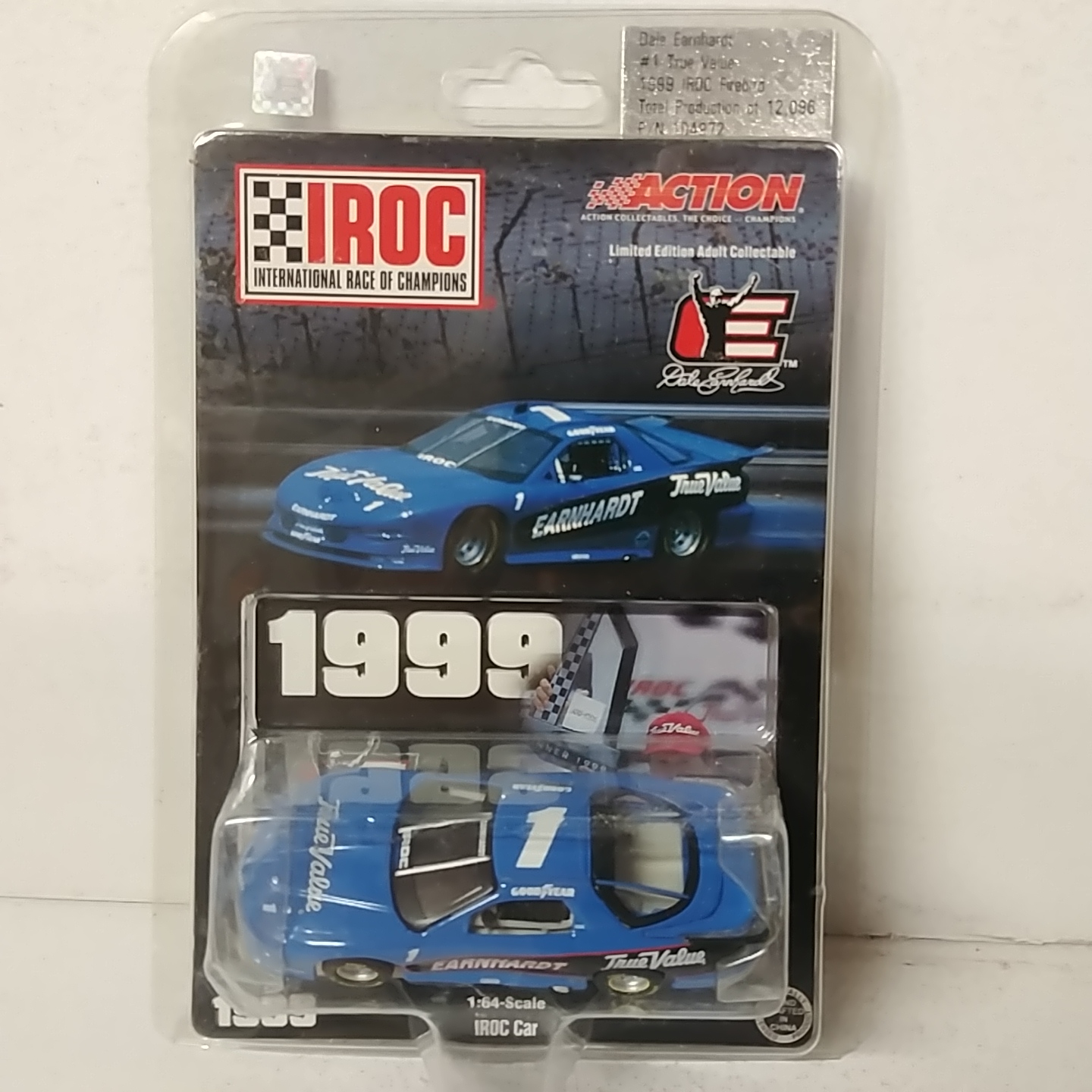 1999 Dale Earnhardt 1/64th Blue IROC ARC Firebird