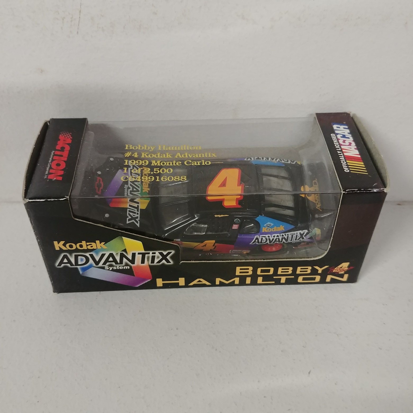 1999 Bobby Hamilton 1/64th Kodak "Advantix" RCCA hood open Monte Carlo