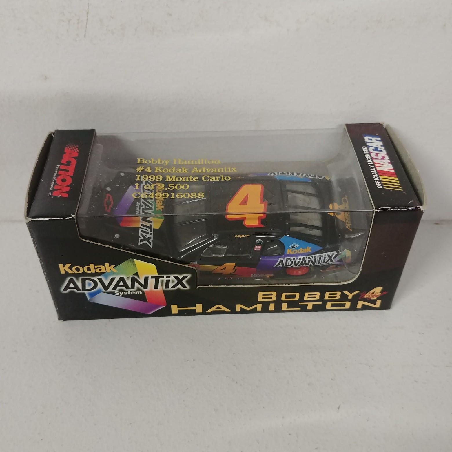 1999 Bobby Hamilton 1/64th Kodak "Advantix" RCCA hood open car