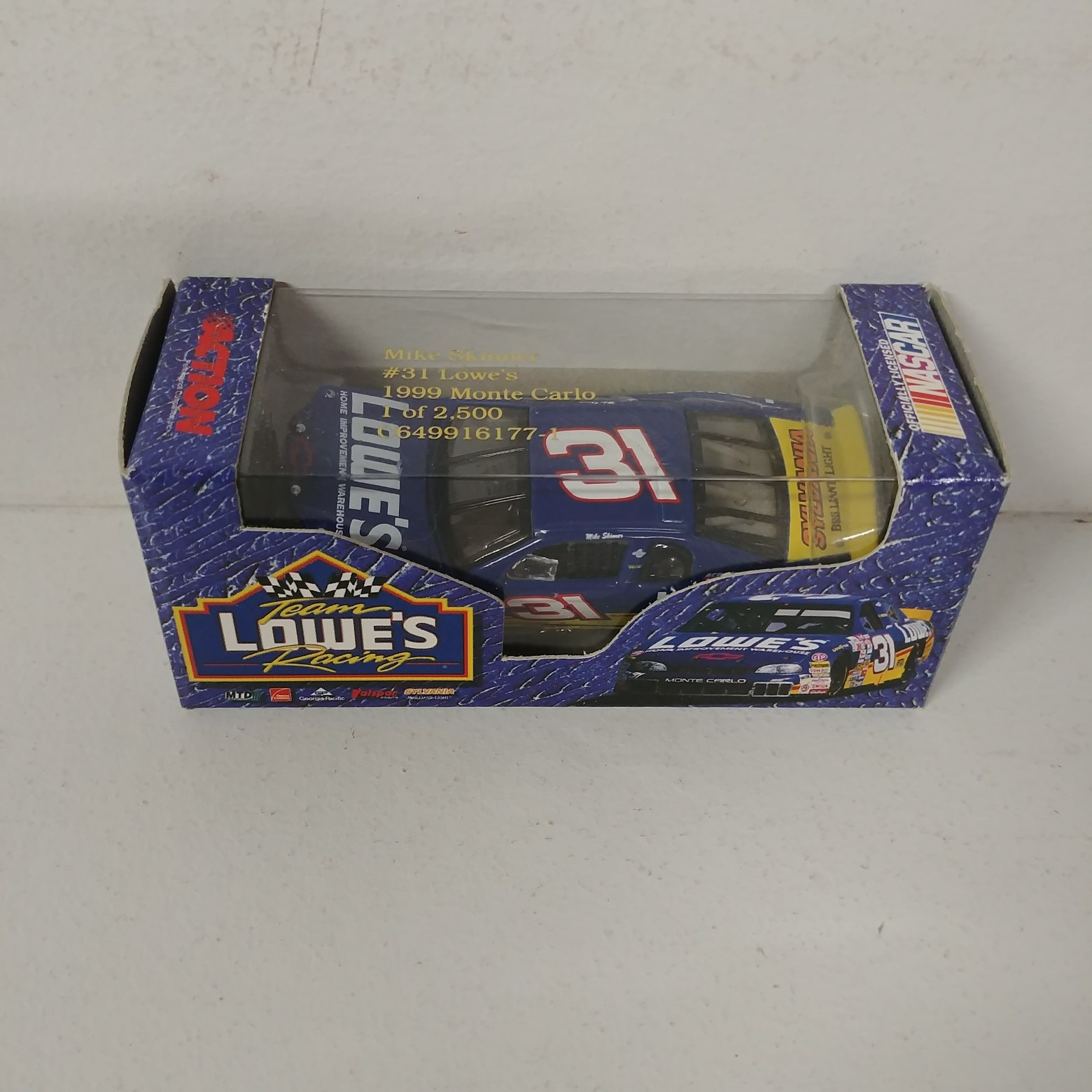 1999 Mike Skinner 1/64th Lowe's RCCA hood open car