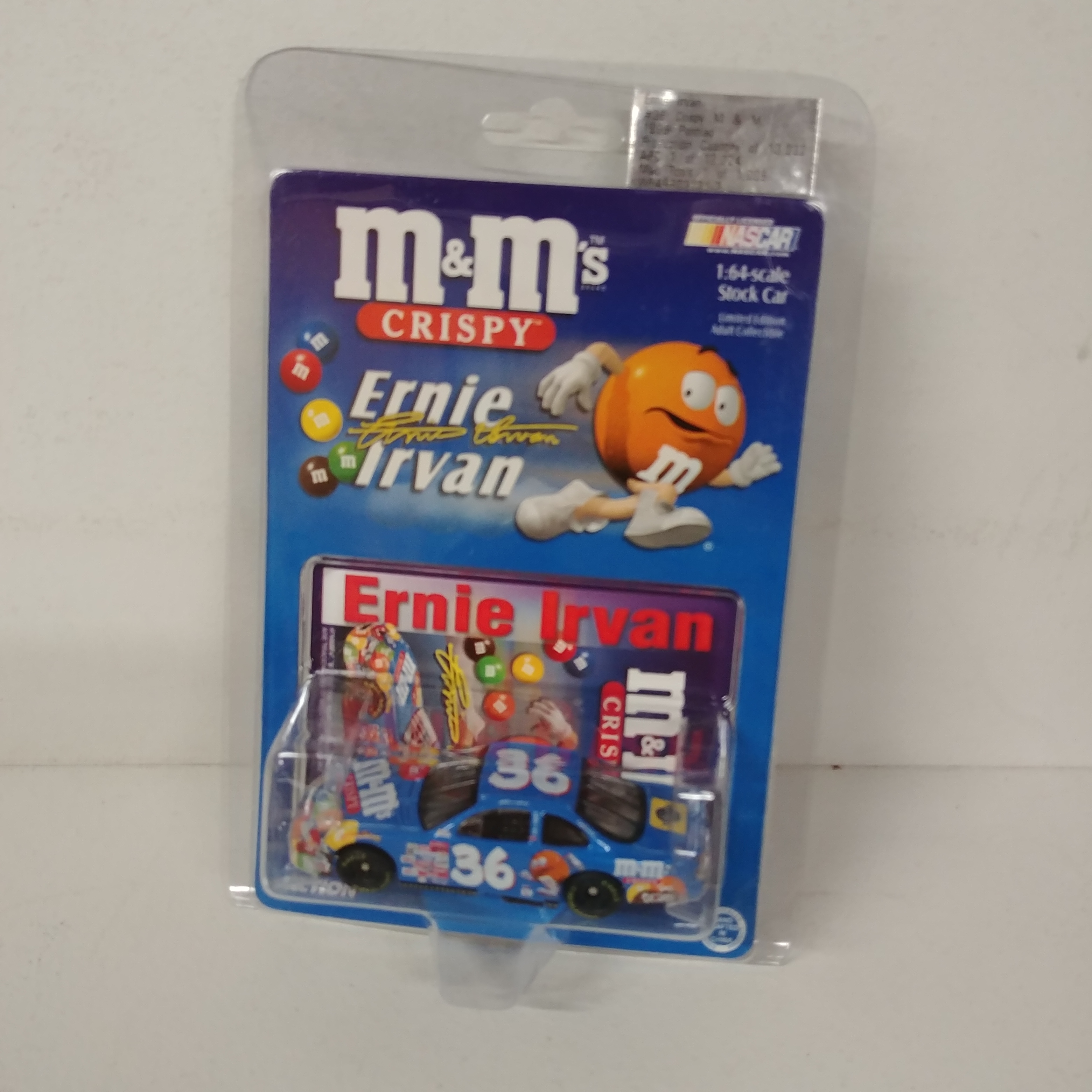 1999 Ernie Irvan 1/64th M&M's  "Blue Crispy" ARC Pontiac 