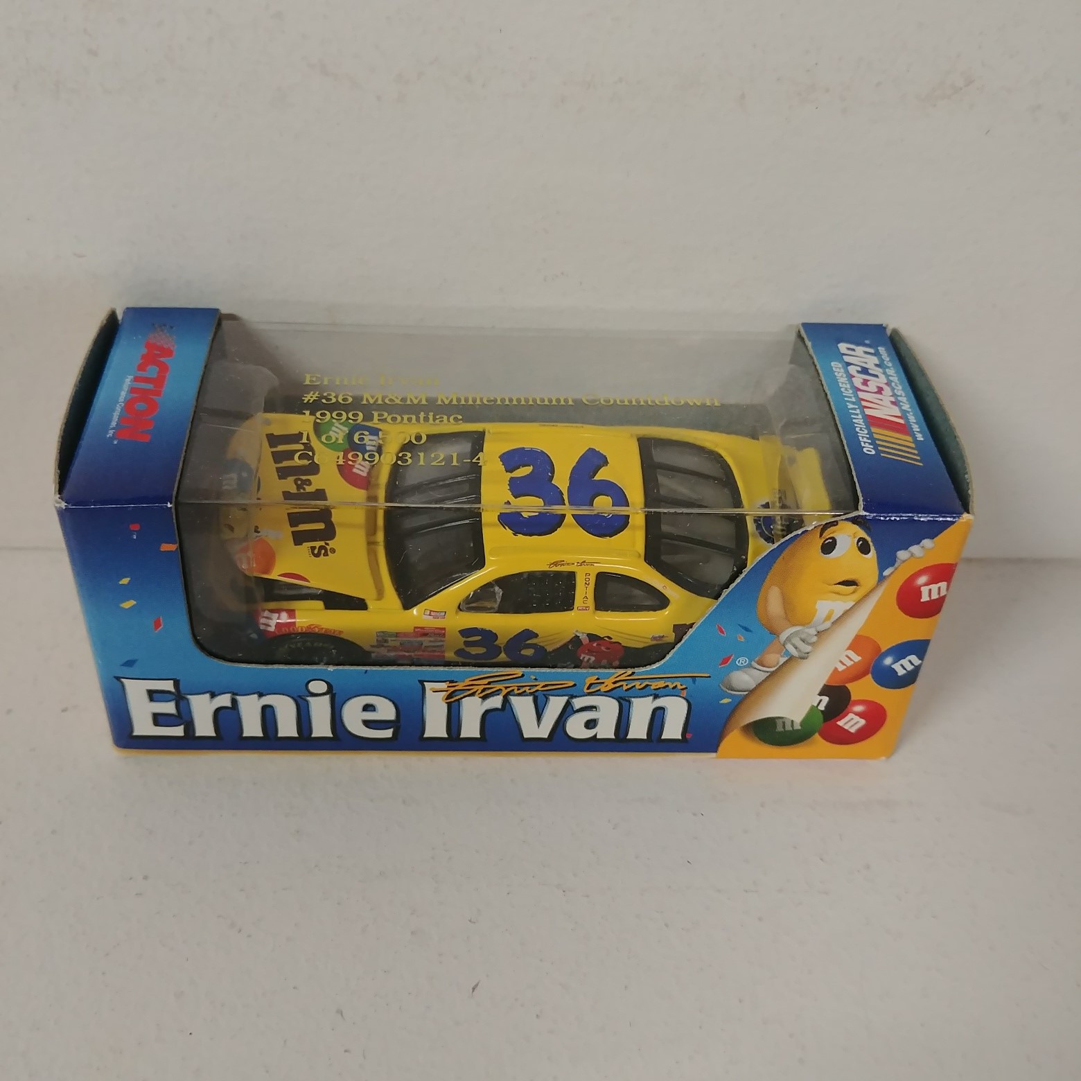 1999 Ernie Irvan 1/64th M&M's "Countdown" RCCA hood open car