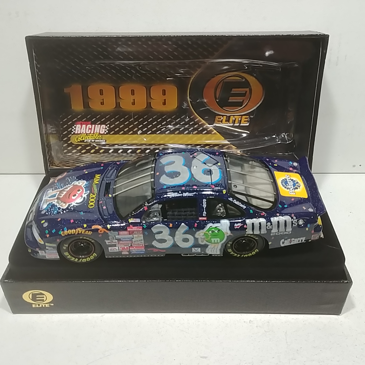 1999 Ernie Irvan 1/24th M&M's "Millennium" Elite Pontiac