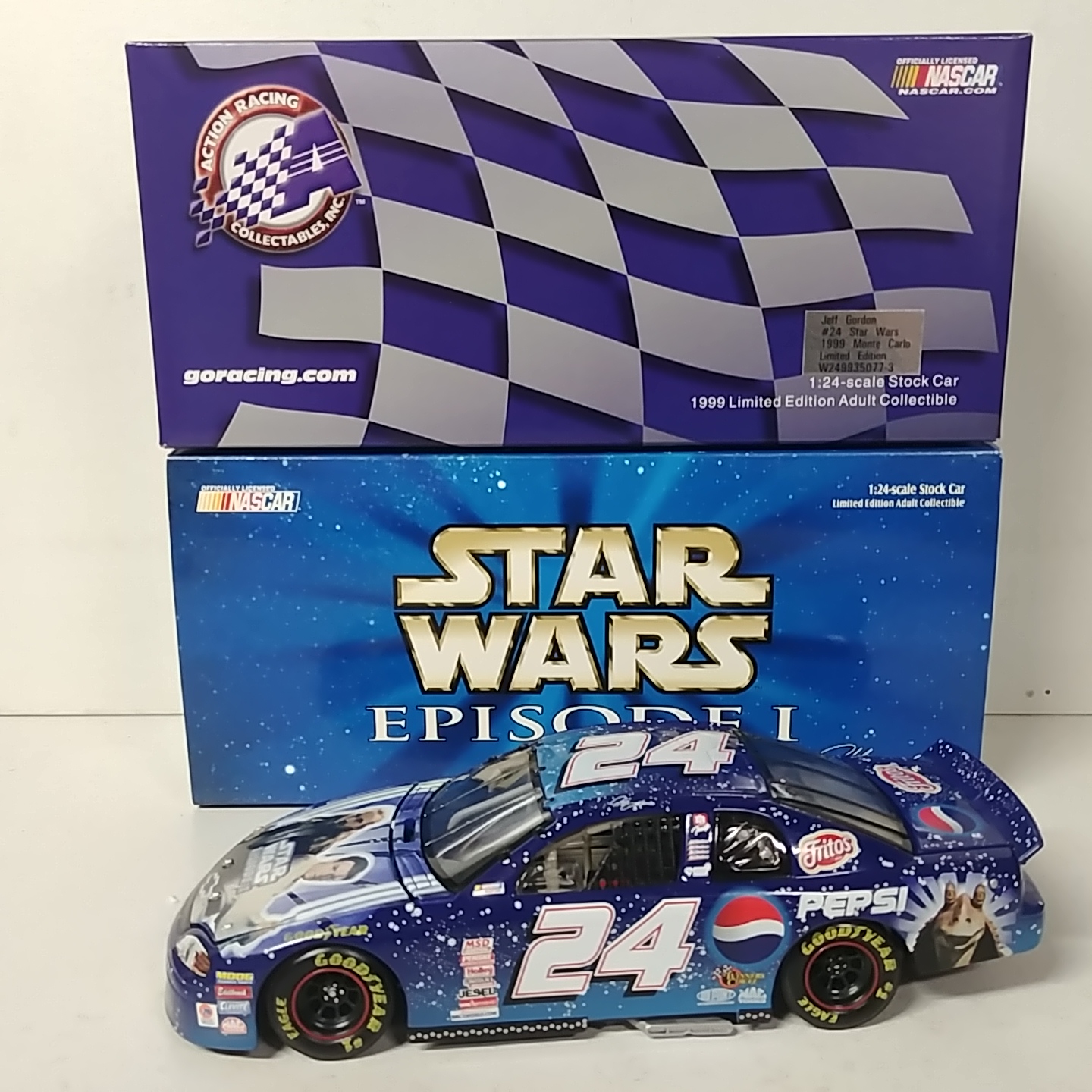 1999 Jeff Gordon 1/24th Pepsi "Star Wars""Busch Series" Monte Carlo