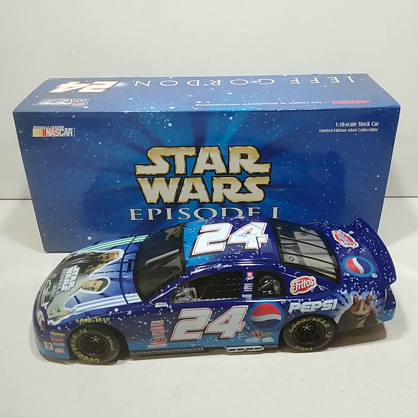 1999 Jeff Gordon 1/18th Pepsi "Star Wars""Busch Series" ARC Monte Carlo