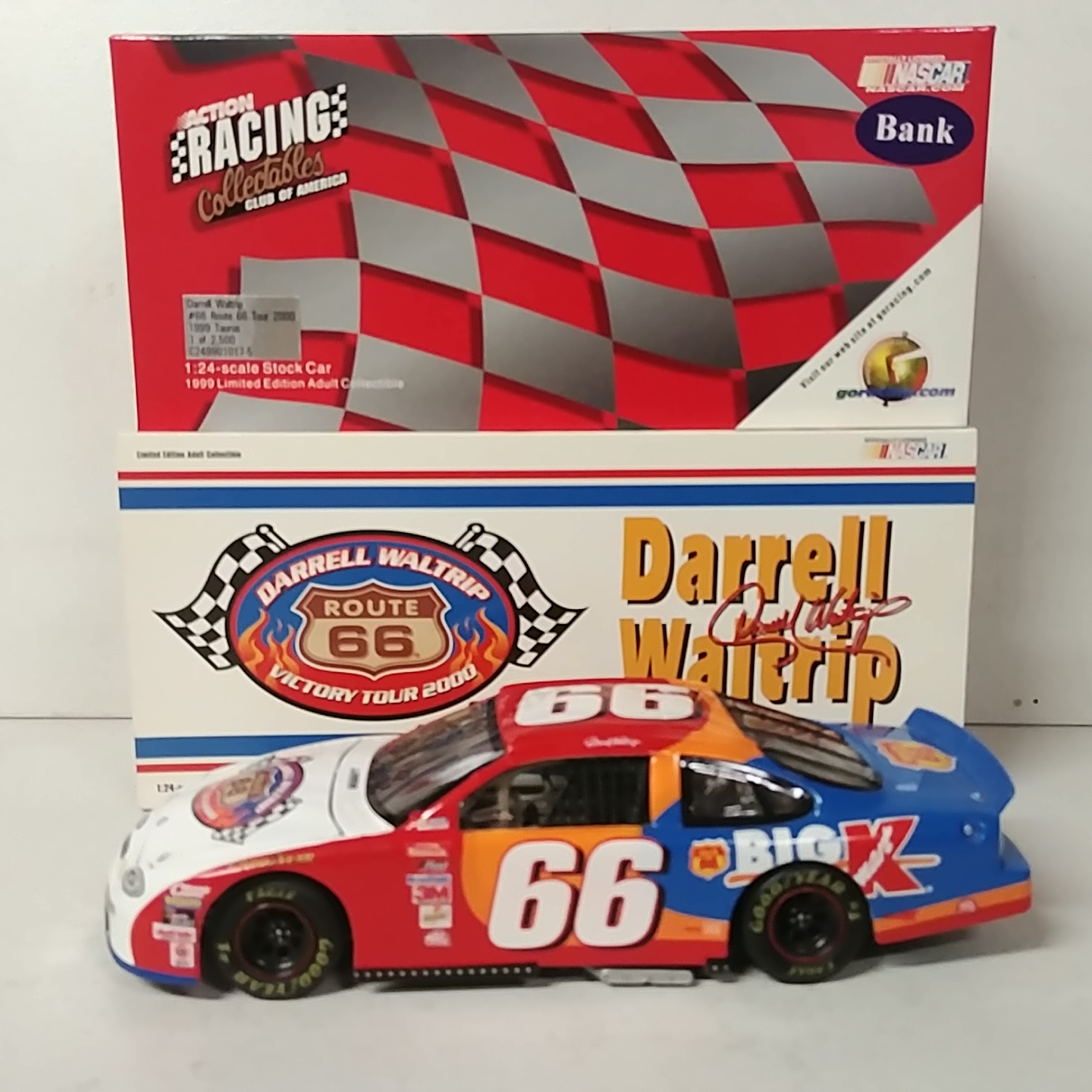 1999 Darrell Waltrip 1/24th Big Kmart "Victory Tour" c/w bank Taurus