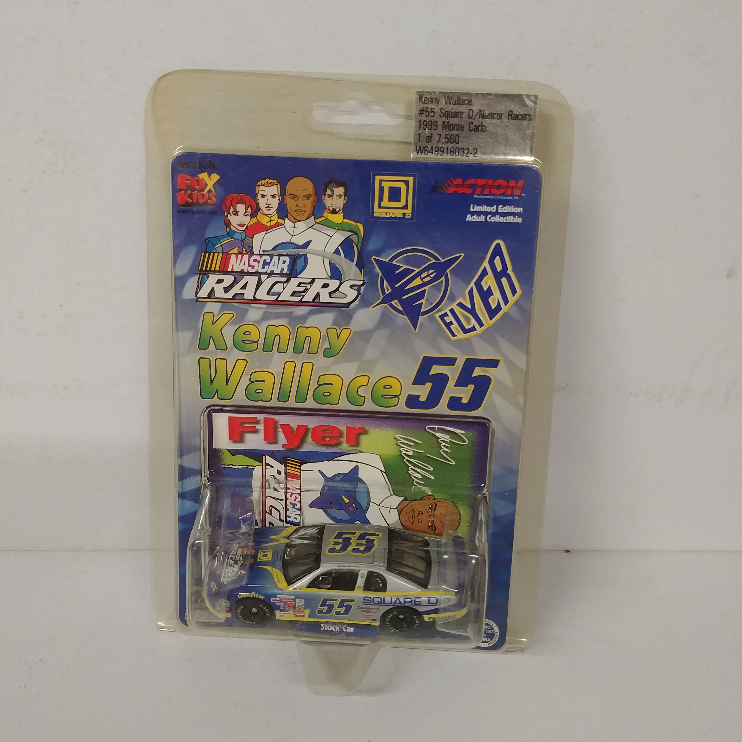 1999 Kenny Wallace 1/64th Square D "NASCAR Racers" ARC Monte Carlo