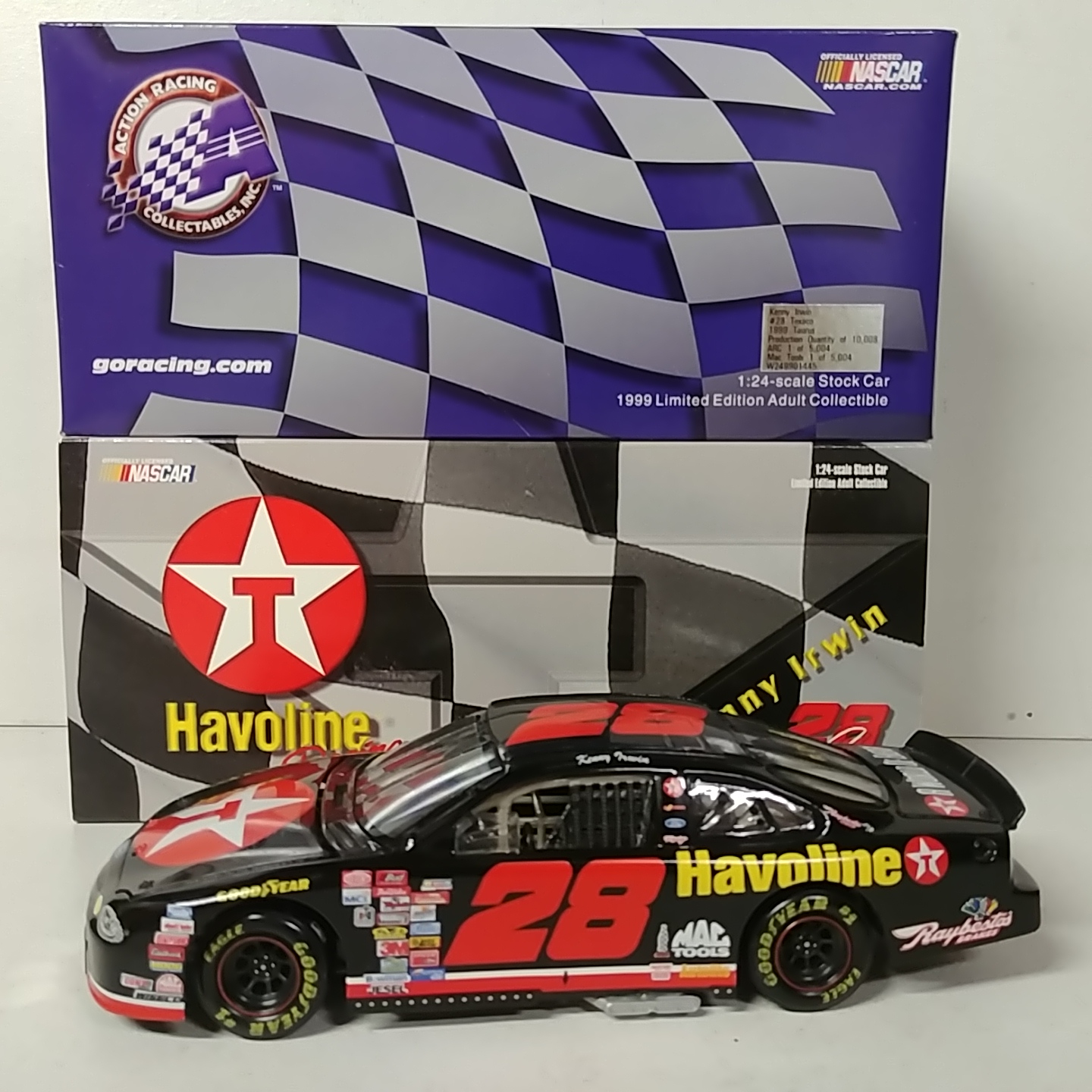 1999 Kenny Irwin 1/24th Texaco c/w car