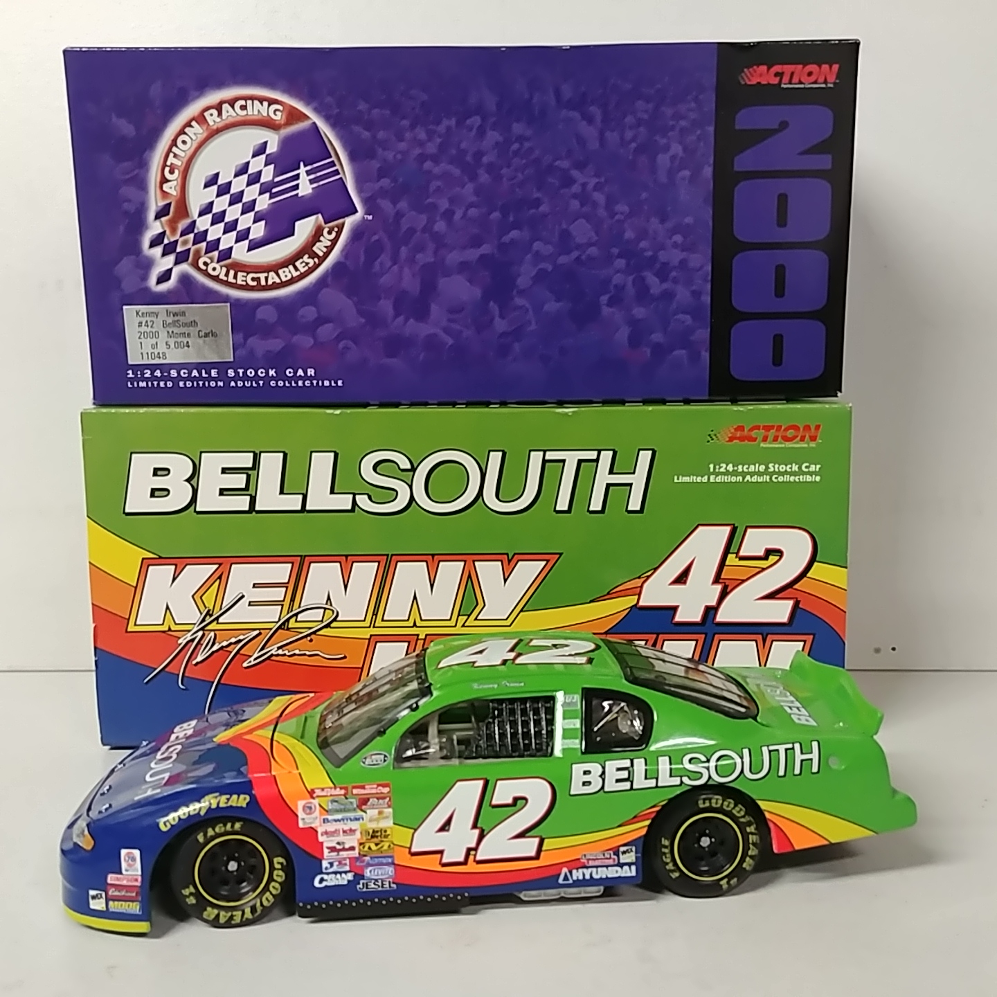 2000 Kenny Irwin 1/24th Bell South "Busch Series" c/w car