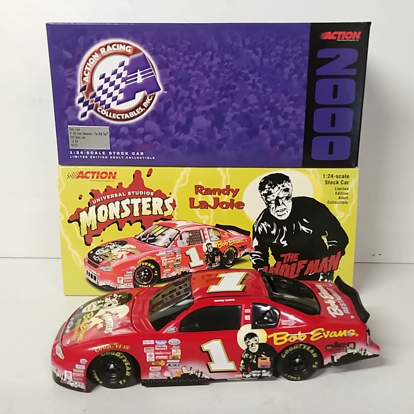 2000 Randy Lajoie 1/24th Bob Evans "The Wolfman" b/w bank Monte Carlo