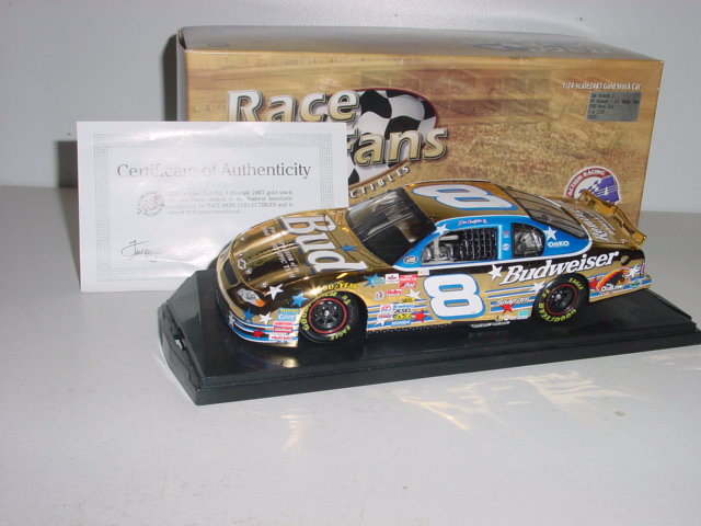 2000 Dale Earnhardt Jr 1/24th Budweiser "US Olympic Team" "24KT Gold" car