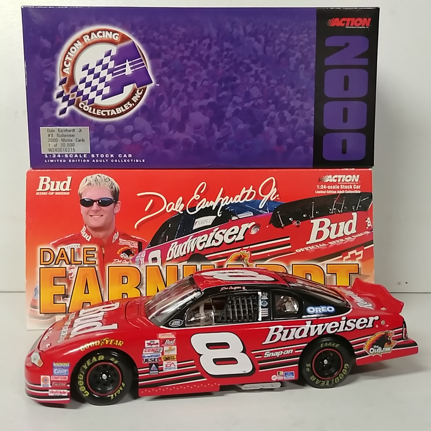 2000 Dale Earnhardt Jr 1/24th Budweiser c/w car