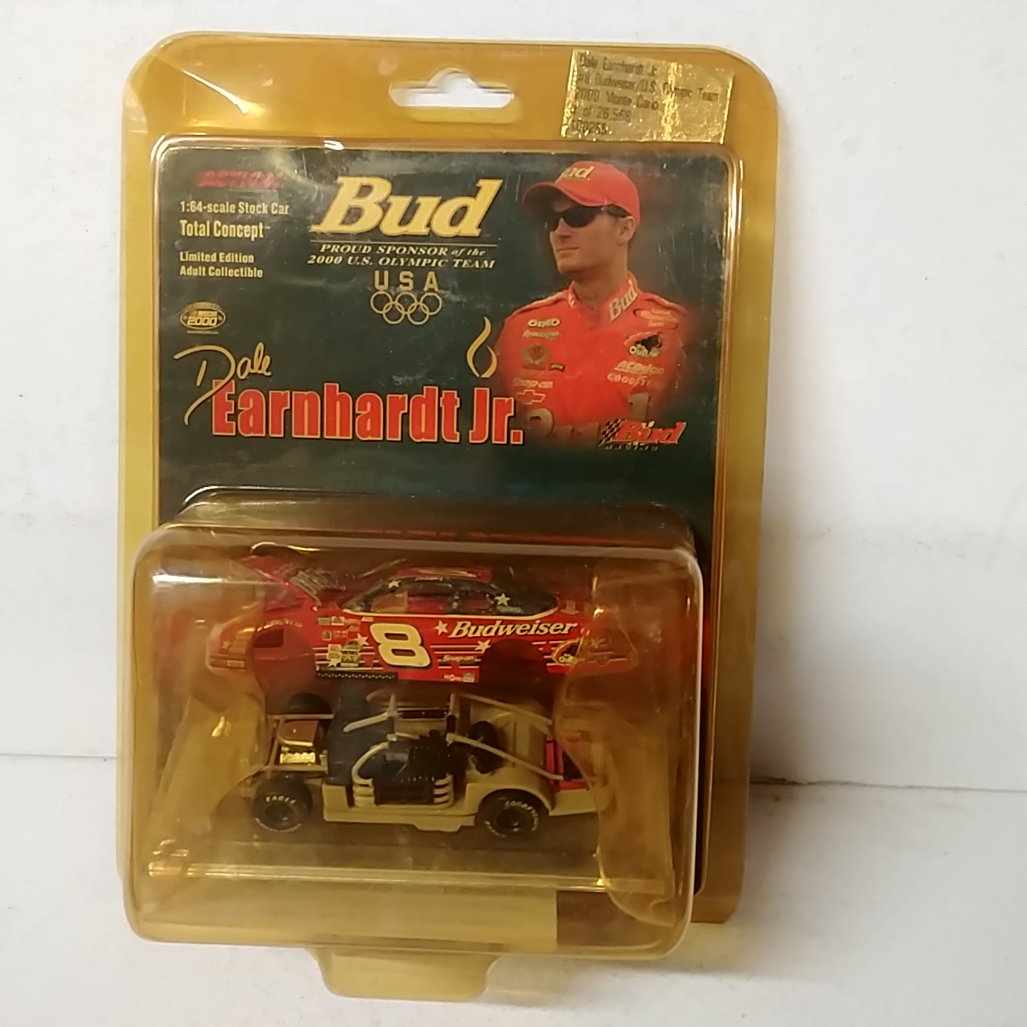 2000 Dale Earnhardt Jr 1/64th Budweiser "US Olympic Team" Total Concept ARC Monte Carlo