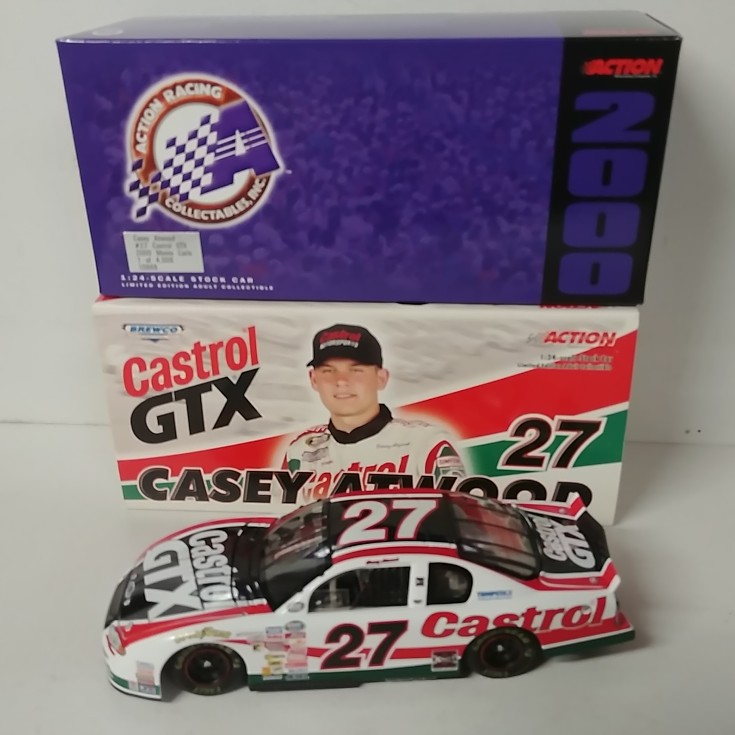 2000 Casey Atwood 1/24th Castrol c/w car