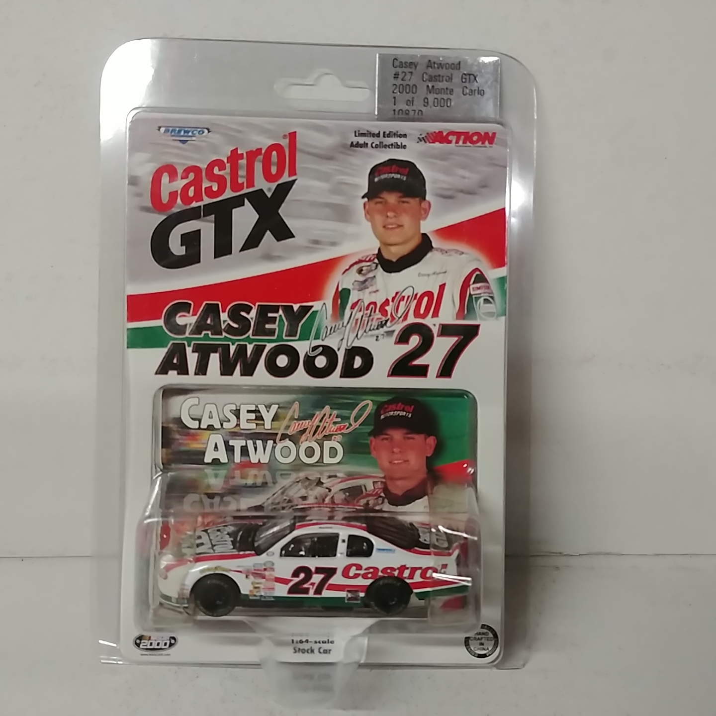 2000 Casey Atwood 1/64th Castrol GTX "Busch Series" ARC Monte Carlo