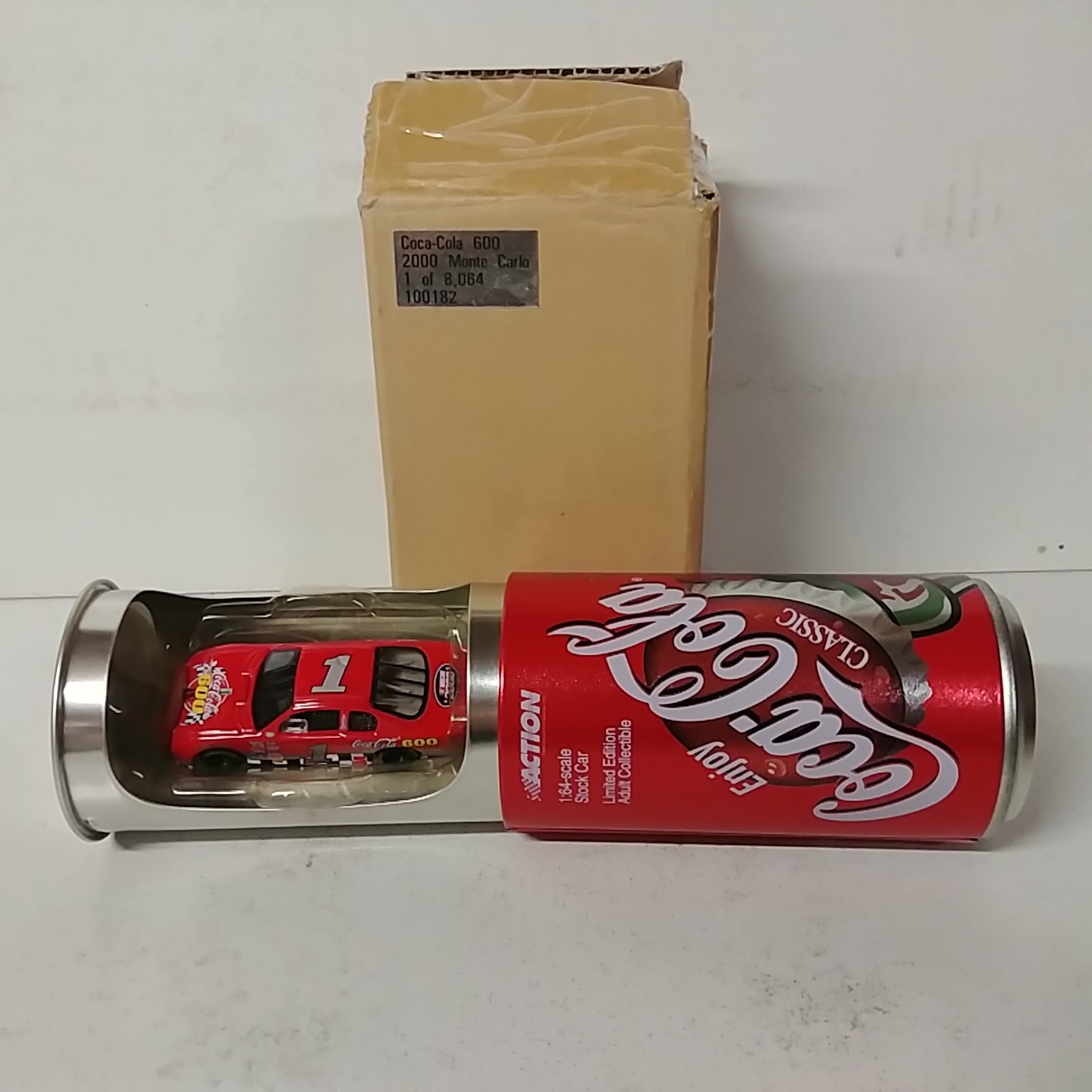 2000 Coca-Cola 1/64th Coca Cola 600 Monte Carlo in Coke can tin