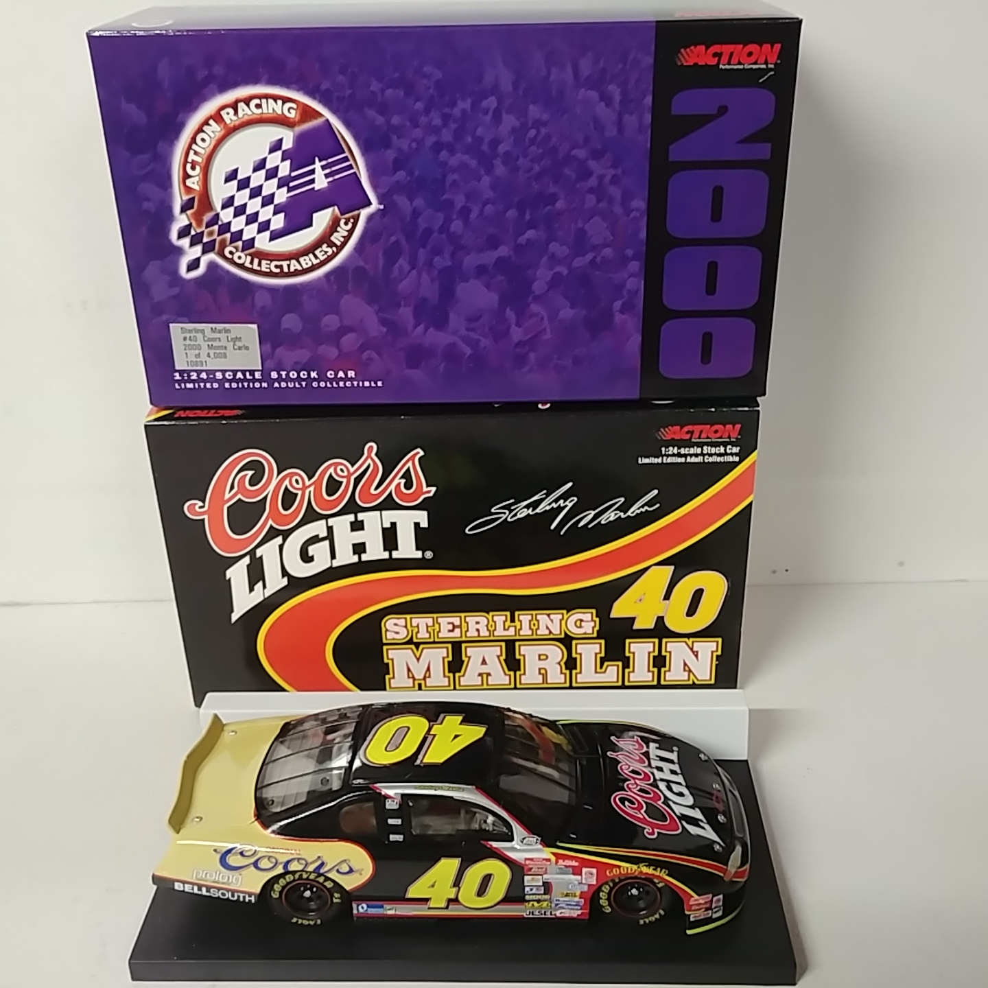 2000 Sterling Marlin 1/24th Coors light c/w car