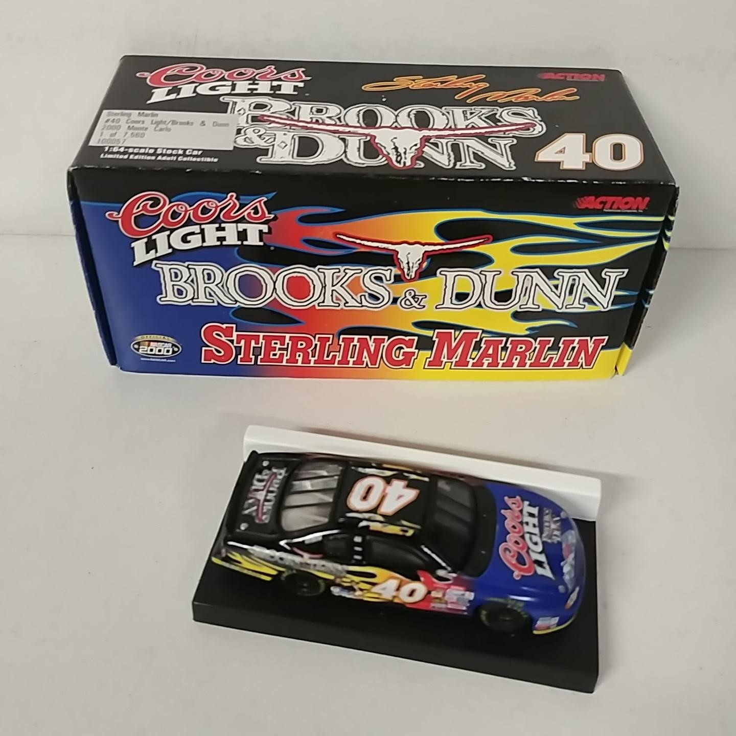 2000 Sterling Marlin 1/64th Coors Light "Brooks & Dunn" ARC Monte Carlo