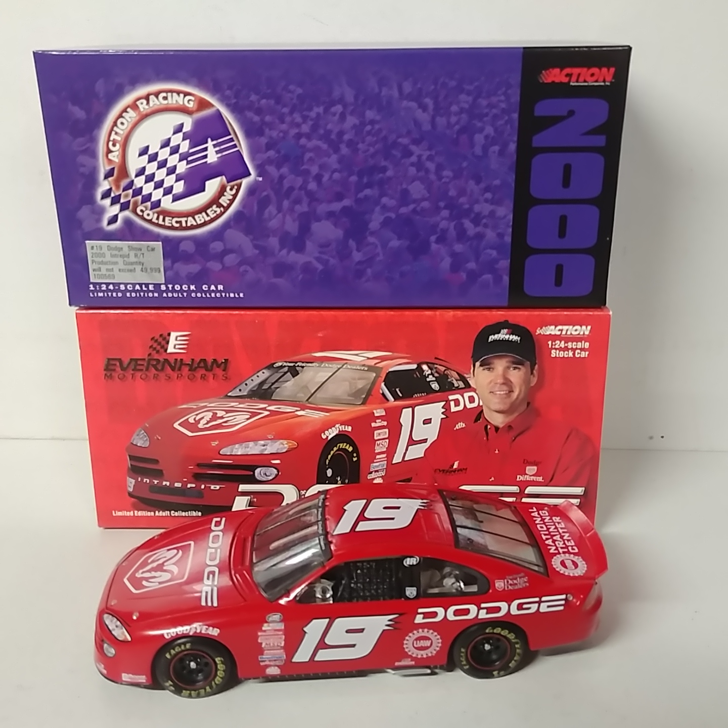 2000 Ray Evernham 1/24th Dodge Debut "Show Car" c/w car