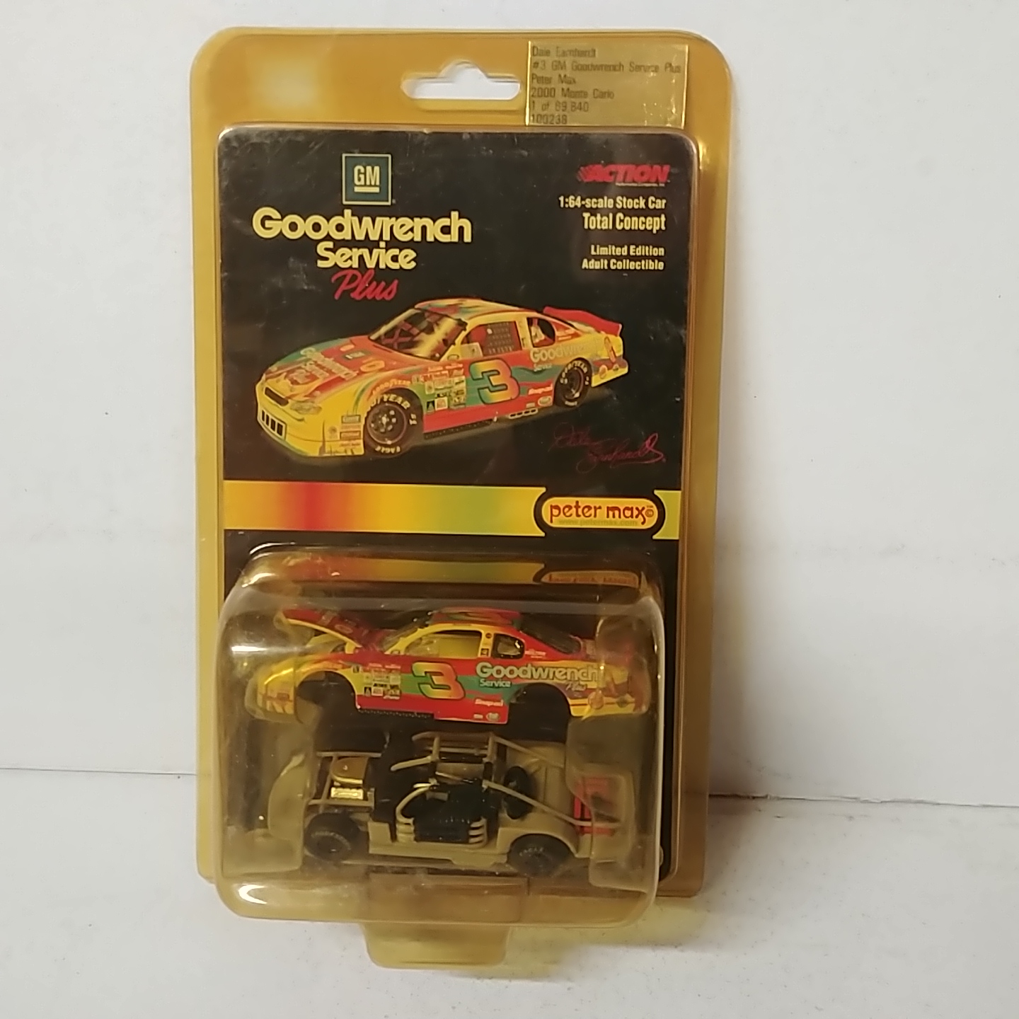 2000 Dale Earnhardt 1/64th Goodwrench "Peter Max" Total Concept ARC Monte Carlo