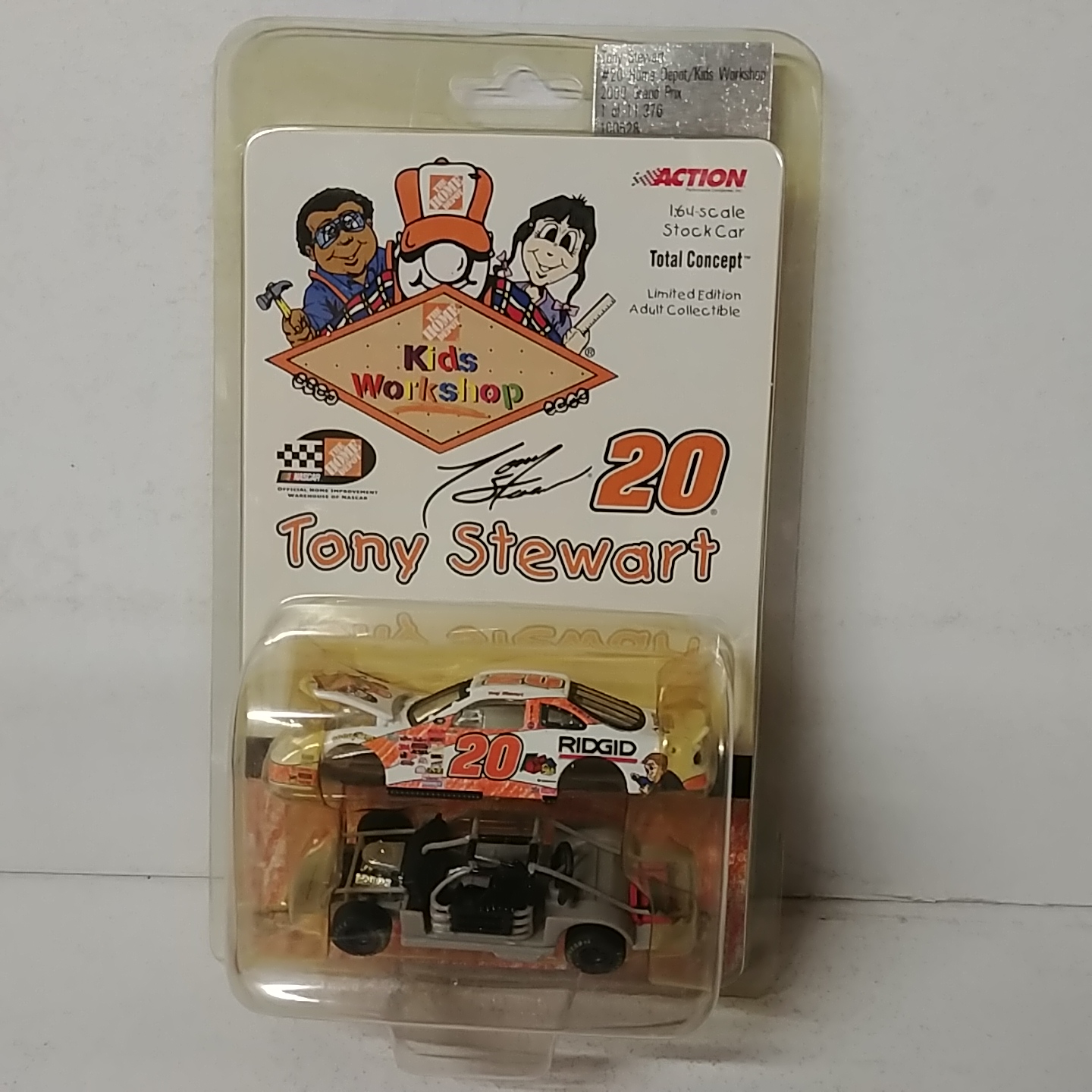 2000 Tony Stewart 1/64th Home Depot "Kids Workshop" Total Concept Grand Prix