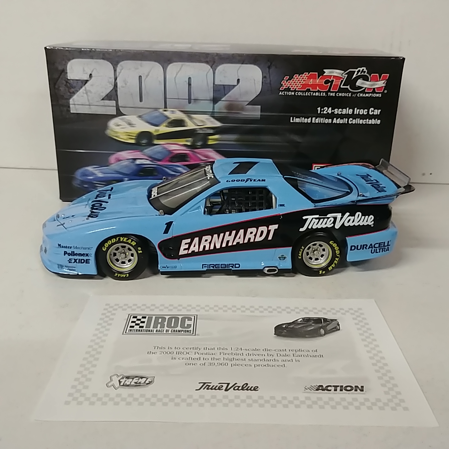 2000 Dale Earnhardt 1/24th IROC "Champion" car